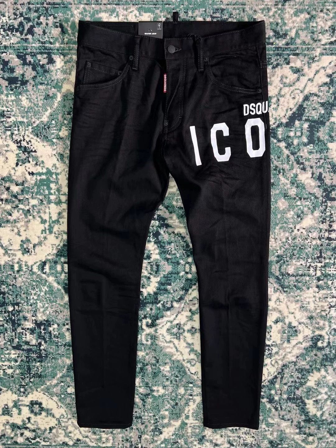 Dsquared2 Dsquared2 2022 Fall/Winter ICON SKATER Black Denim Size US 30 / EU 46 - 1 Thumbnail