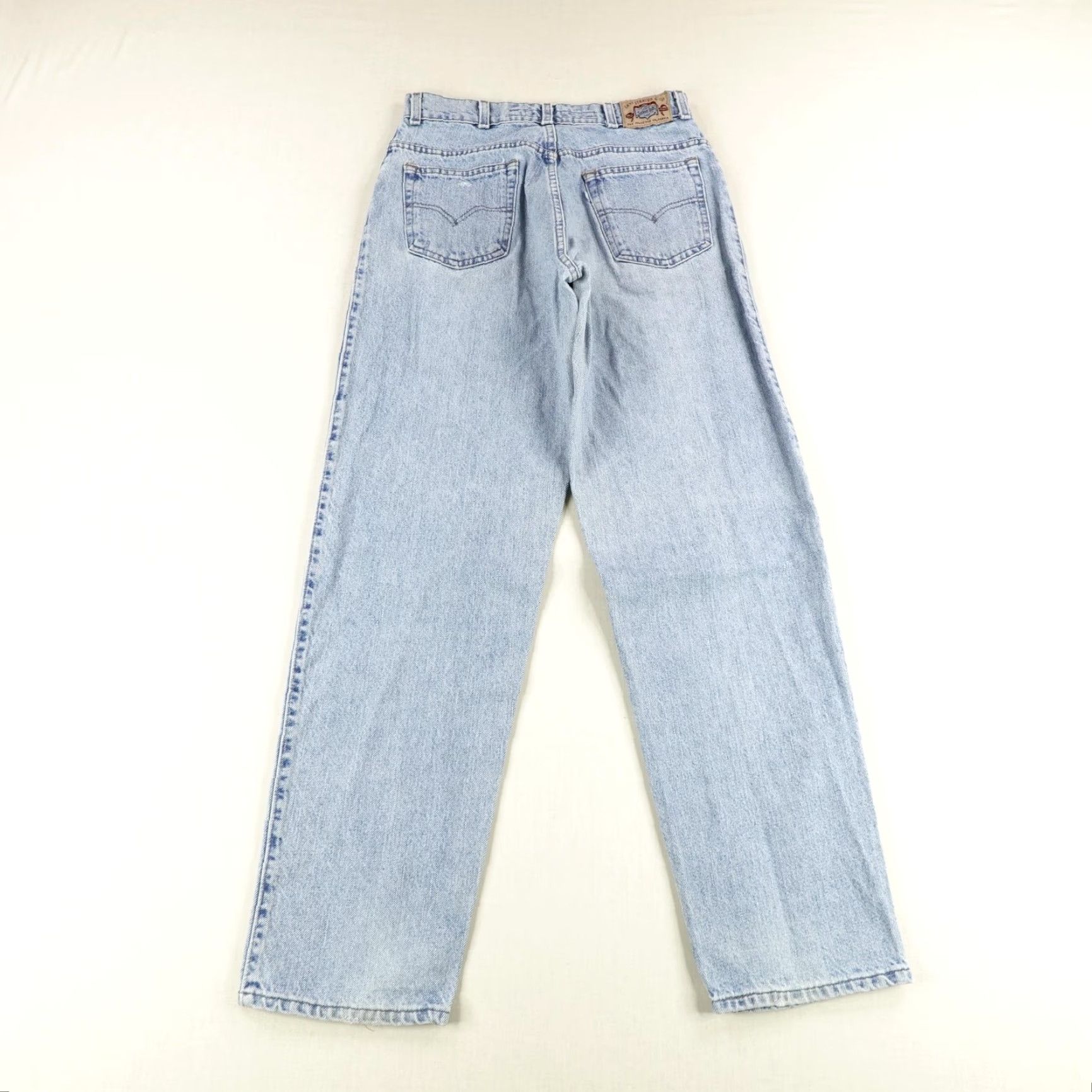 Levi's VINTAGE Levi's Silvertab Jeans Womens 32x32 Blue Baggy Denim 90s Relaxed Fit Womens Size 24" / US 00 / IT 34 - 4 Thumbnail