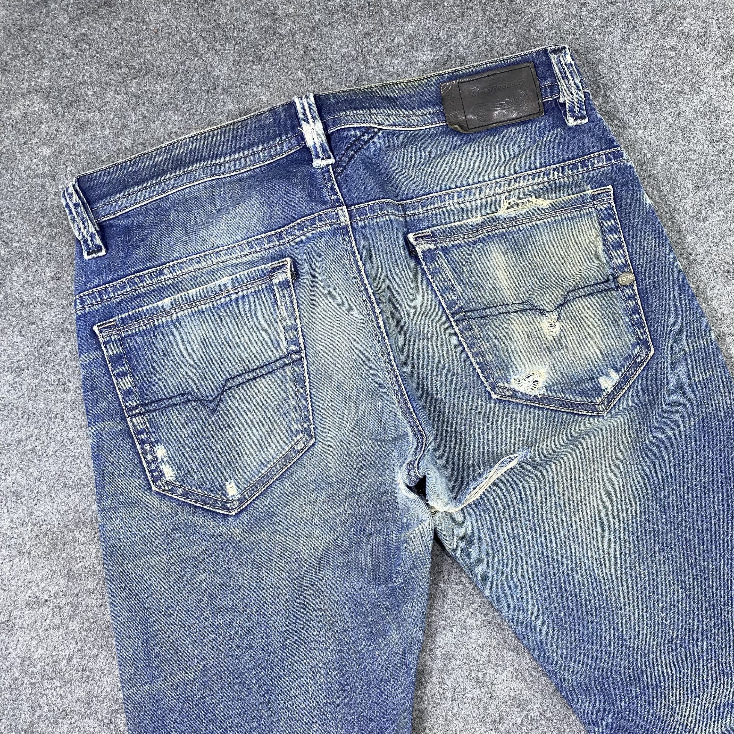 Diesel × If Six Was Nine Diesel Distressed Blue Wash Jeans-J1169 Size US 33 - 6 Thumbnail