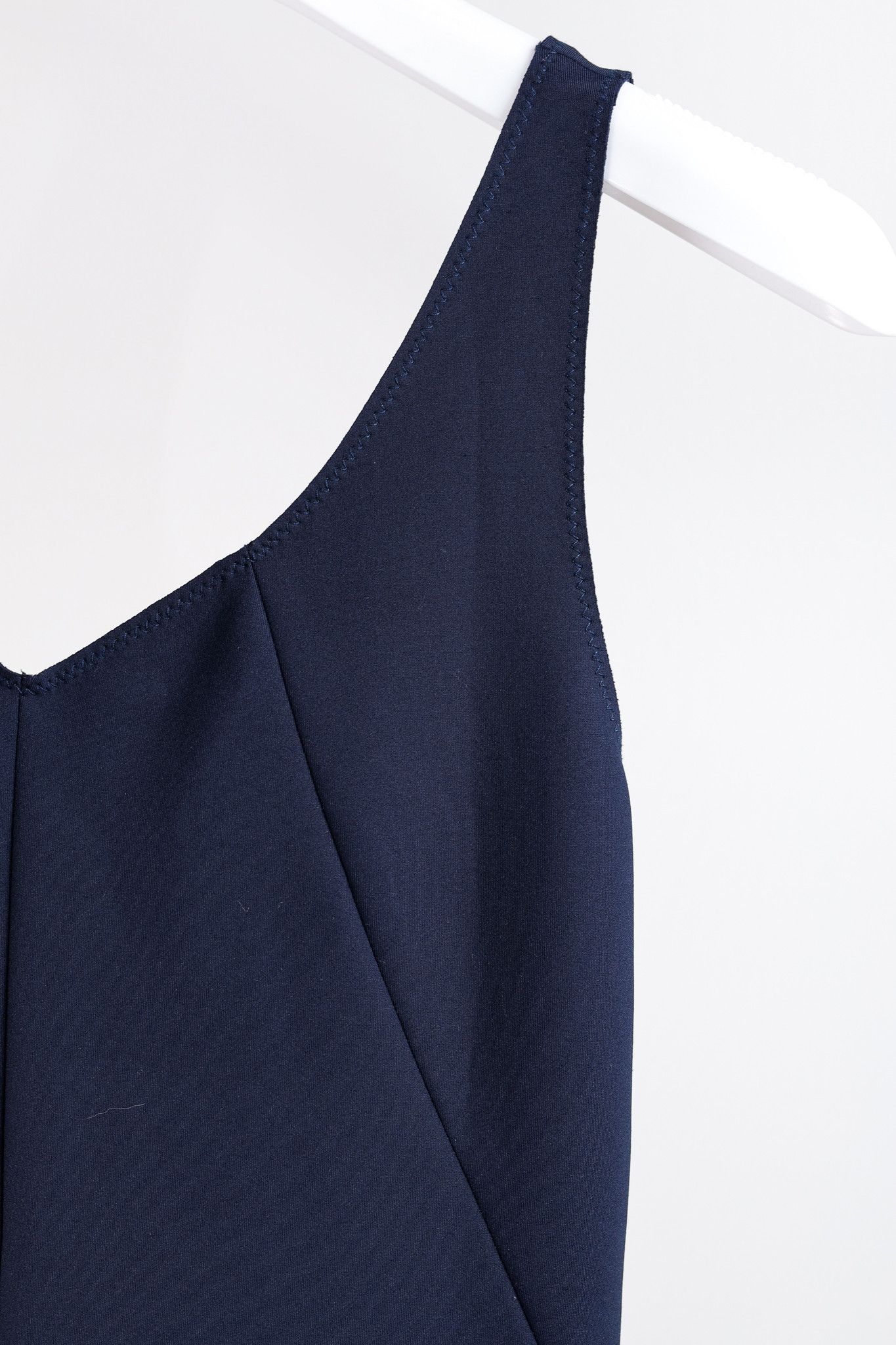 Marie Saint Pierre Marie Saint Pierre Navy Scuba Minimalist Dress Size M / US 6-8 / IT 42-44 - 5 Thumbnail