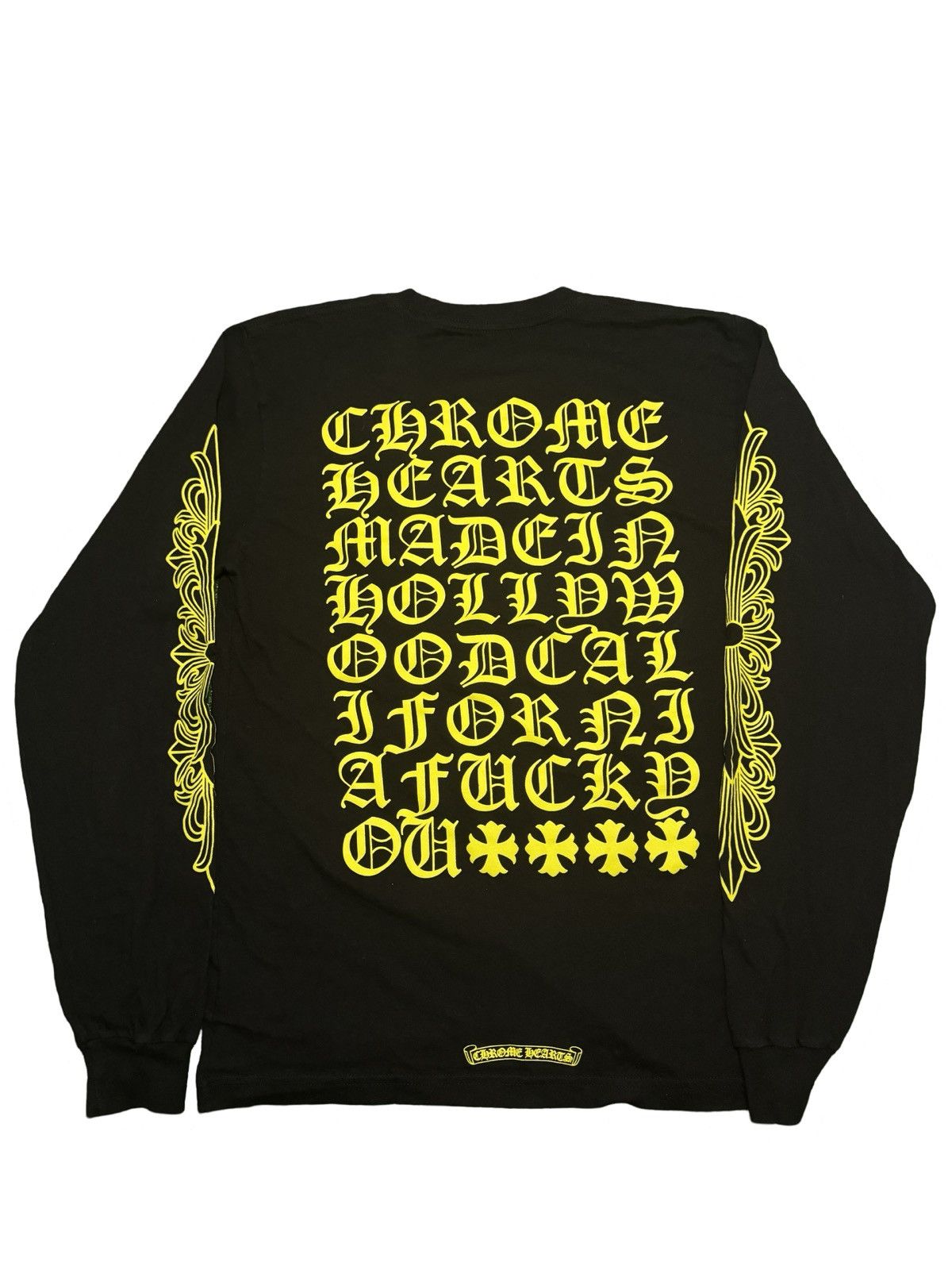 CHROME HEARTS(クロムハーツ) Made in Hollywood LS T-Shirt Buy Chrome Hearts Made In Hollywood Plus Cross Long-Sleeve T