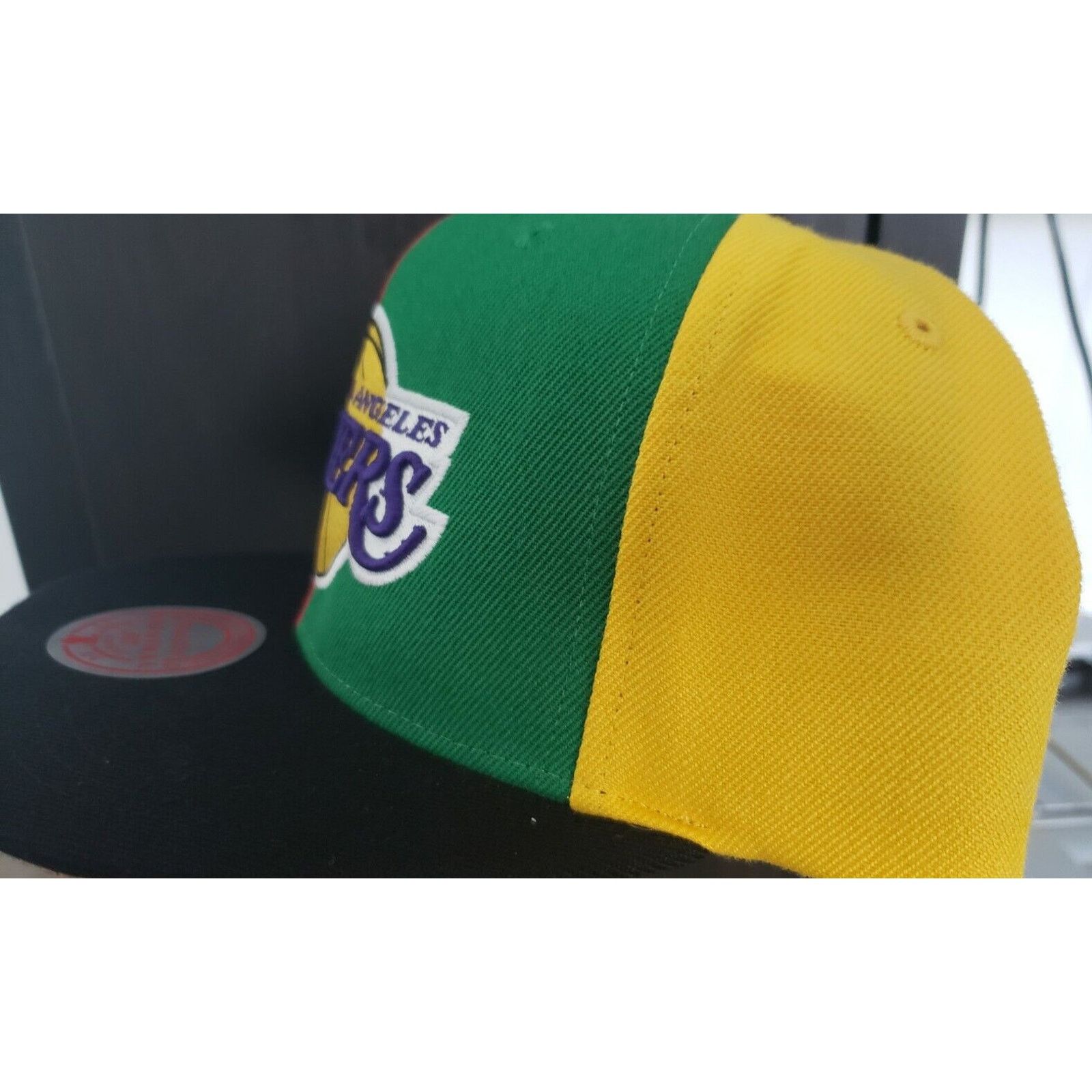 Mitchell & Ness Los Angeles Lakers Hat Pinwheel Snap Back Mitchell & Ness Size ONE SIZE - 4 Thumbnail