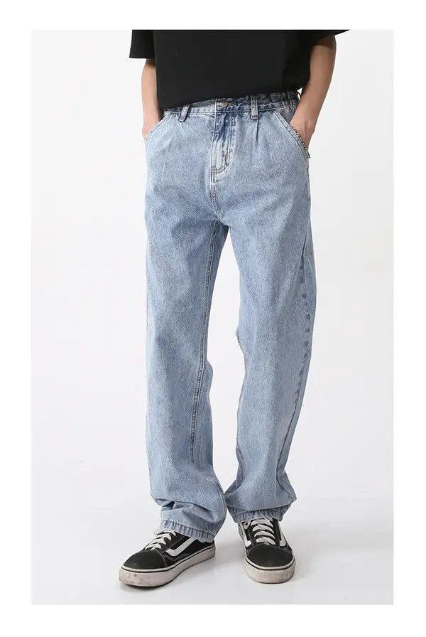 Japanese Brand Kahara x Kubo Light blue vintage casual light vintage jeans Size US 32 / EU 48 - 1 Thumbnail