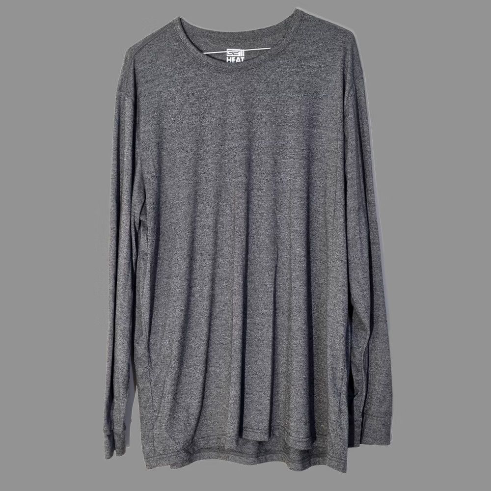 Vintage 32 Degrees Heat Thermal Long Sleeve Shirt Mens 2XL Gray Round Neck Pullover Size US XXL / EU 58 / 5 - 1 Thumbnail