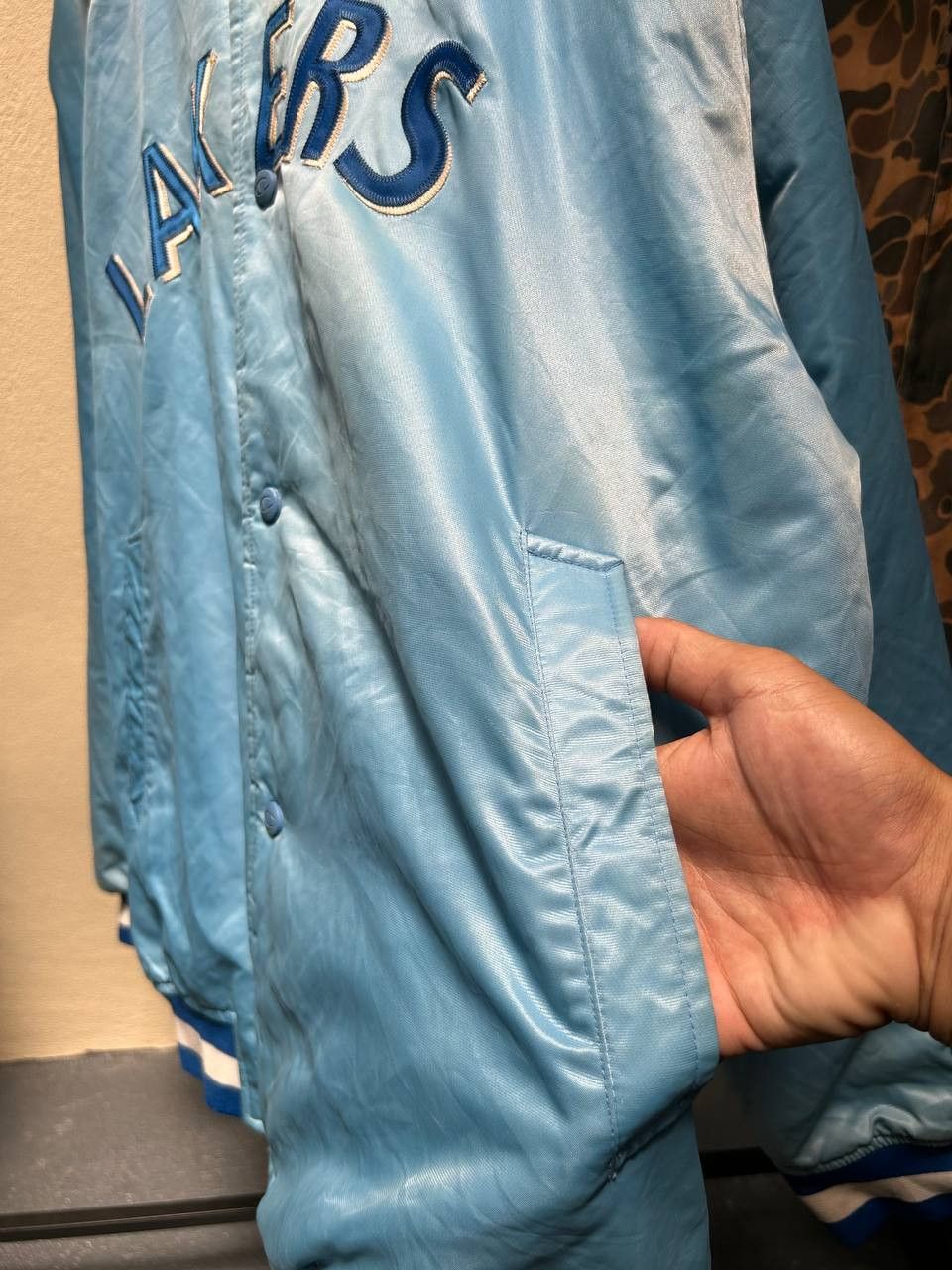 Champion × NBA Vintage Champion Larkers jacket Size US XL / EU 56 / 4 - 5 Thumbnail
