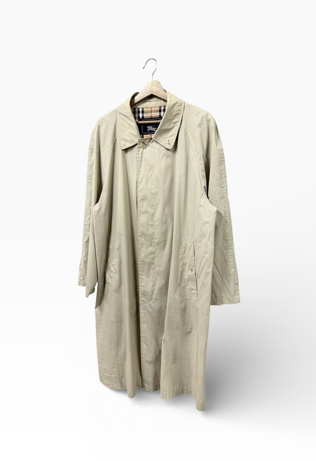 Burberry Prorsum Vtg🔥90’s Burberrys Prorsum Nylon Trench Coat Jacket Size US L / EU 52-54 / 3 - 7 Thumbnail