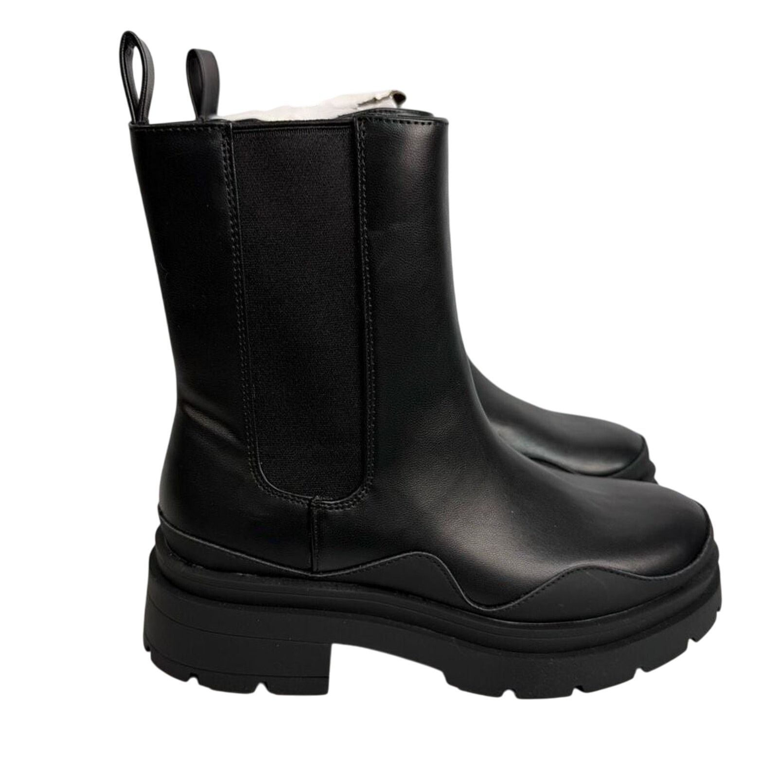 Wild Bunch Wild Pair Women's Combat Boots sz 7.5 Pull On NEW #M137 Size US 7.5 / IT 37.5 - 1 Thumbnail