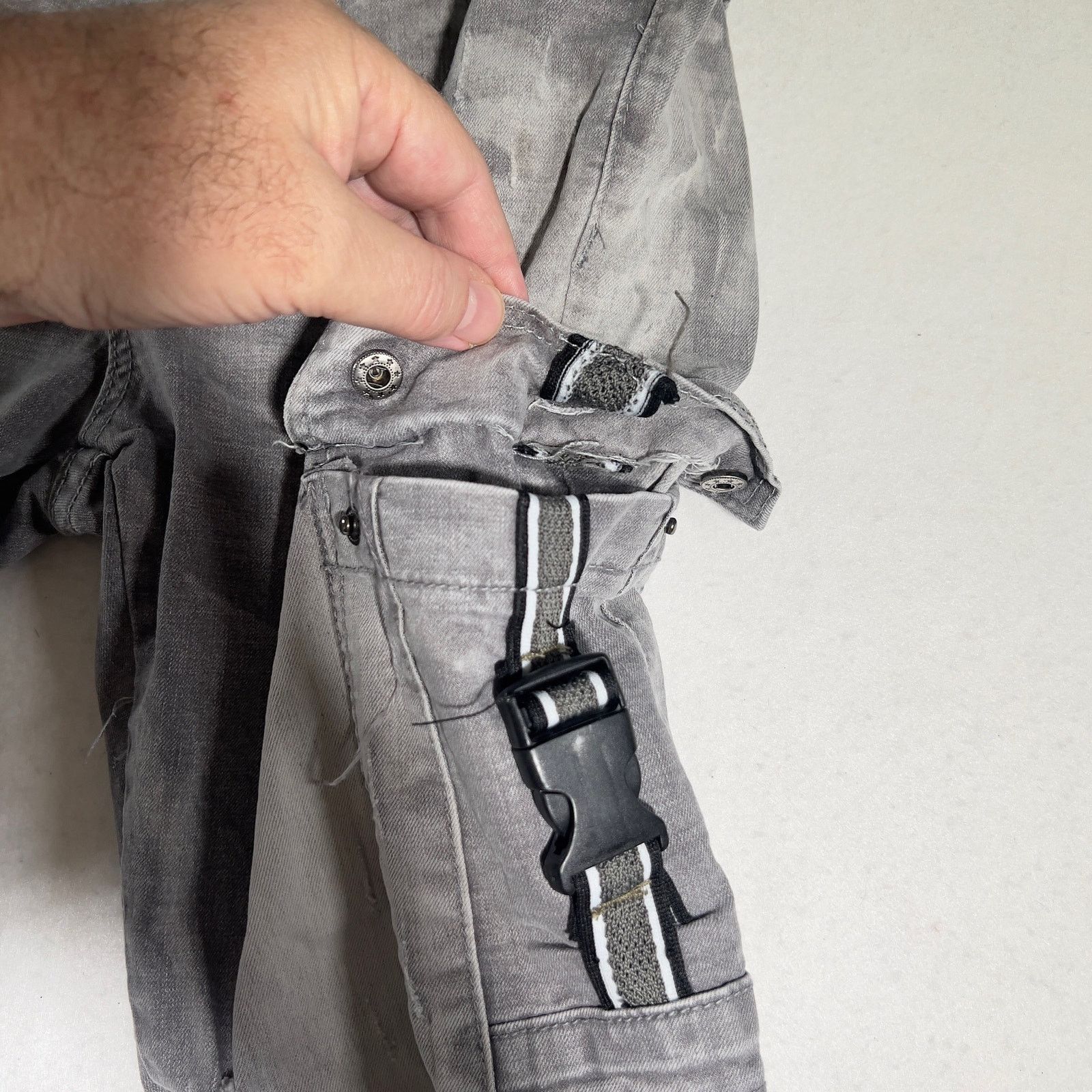 Other Heritage America 1776 Denim Jeans Men's 32w x 32L Grey Cargo Size US 32 / EU 48 - 7 Thumbnail