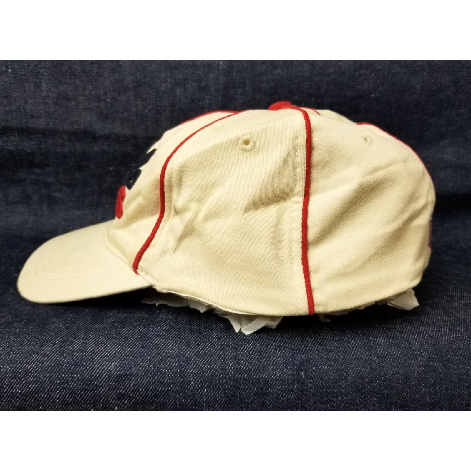 Polo Ralph Lauren VINTAGE Polo Ralph Lauren K-Swiss Patch Hat Stadium 92' P Wing Polo Ralph Lauren Baseball Cap Mens One Size Beige Size US M / EU 48-50 / 2 - 4 Thumbnail