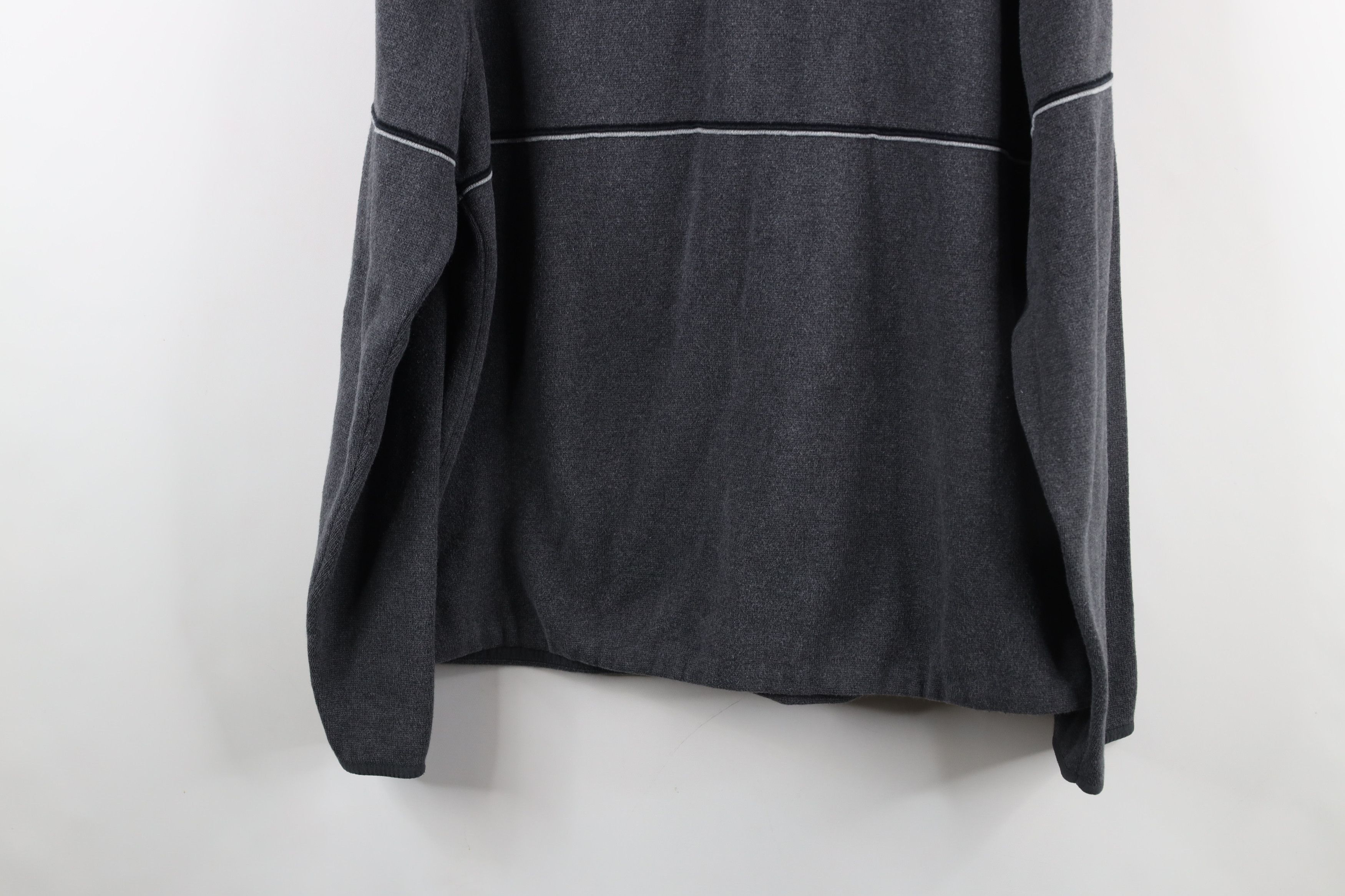 Vintage Vintage 90s Streetwear Heavy Thermal Knit Half Zip Sweater Size US L / EU 52-54 / 3 - 11 Thumbnail