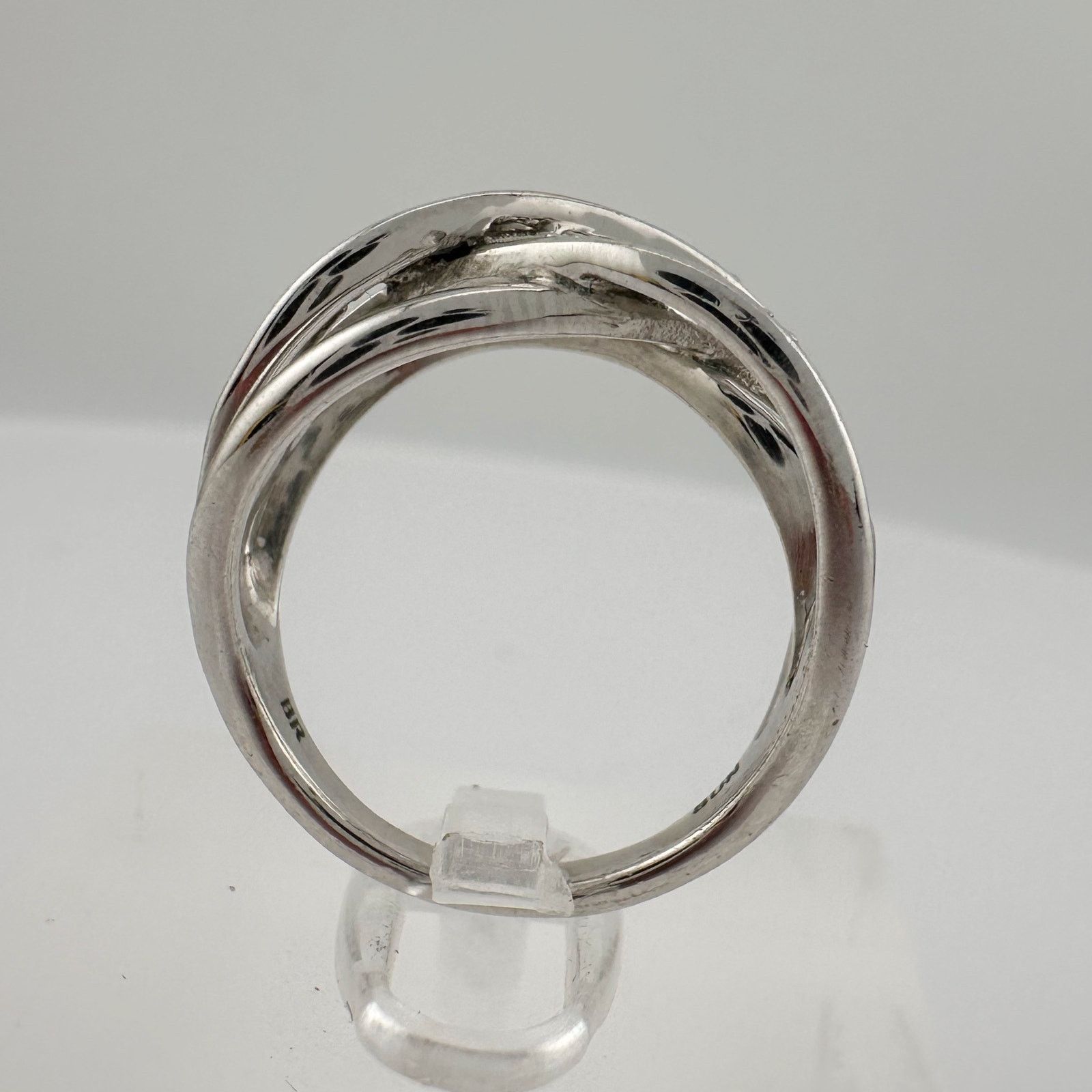 Other Beautiful Braided Strands Ring with Diamond Accent Size 7 Size ONE SIZE - 6 Thumbnail