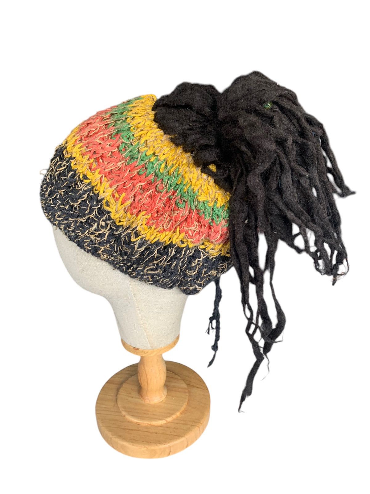 Kapital RARE HIPPIES STYLE 🌈 Amina Rasta Crochet knit Beanie Hats Size ONE SIZE - 3 Thumbnail