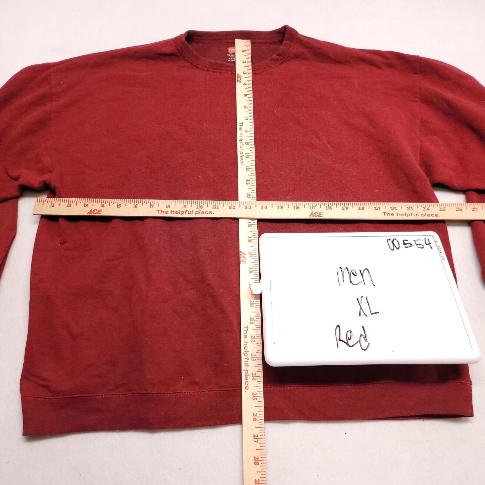 Hanes Hanes Casual Pullover T Shirt Mens Size Extra Large XL Red Size US XL / EU 56 / 4 - 7 Thumbnail