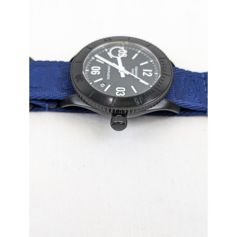 Tom Ford o1rshd1 Size: OS / Plastic Large Case Sports Watch in Blue Size ONE SIZE - 13 Thumbnail