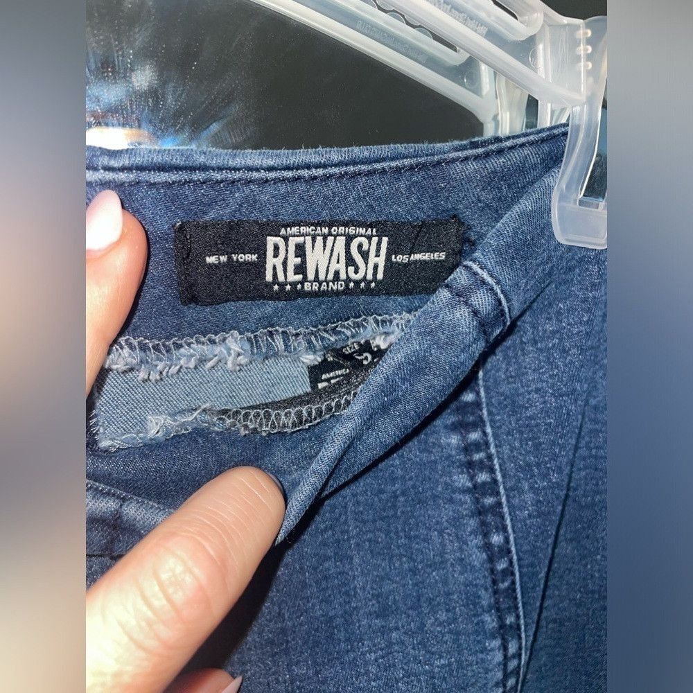 Other Rewash denim blue mini skirt Size 29" - 2 Thumbnail
