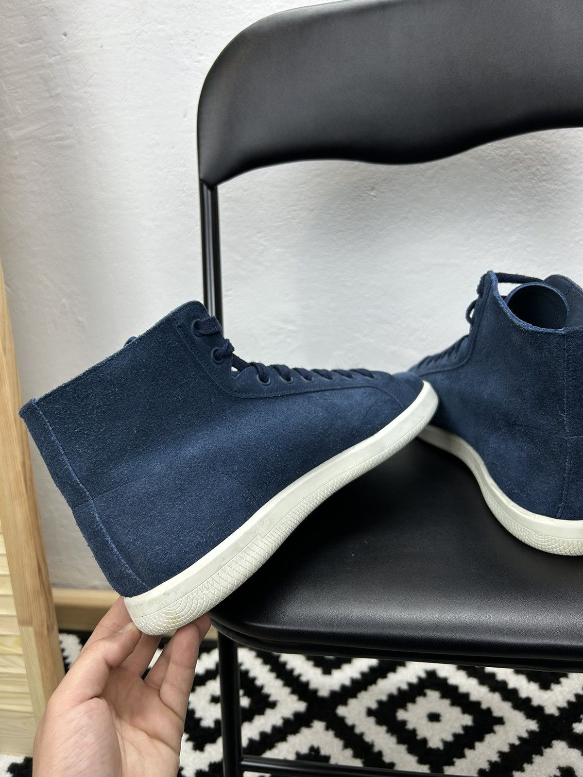 Prada Prada Hi Top Suede sneakers Size US 10.5 / EU 43-44 - 6 Thumbnail
