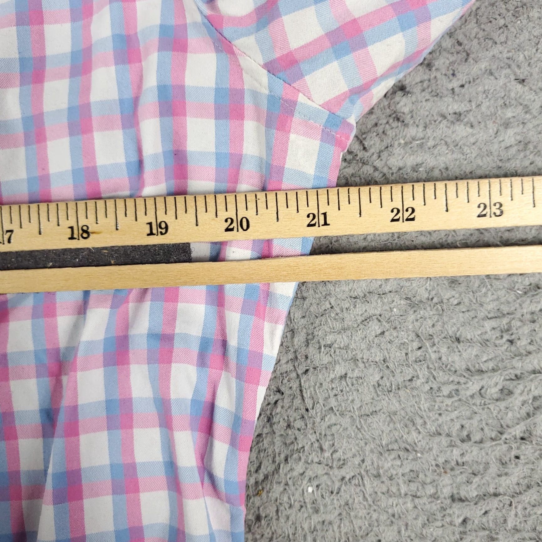 Bonobos Bonobos Shirt Mens Large Blue Pink Plaid Casual Button Up Long Sleeve Size US L / EU 52-54 / 3 - 5 Thumbnail