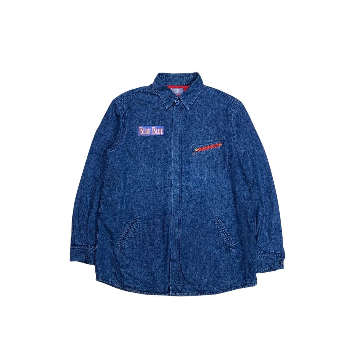 Blue Blue Japan Blue Blue Japan Logo Patch Denim Work Jacket Size US L / EU 52-54 / 3 - 1 Thumbnail