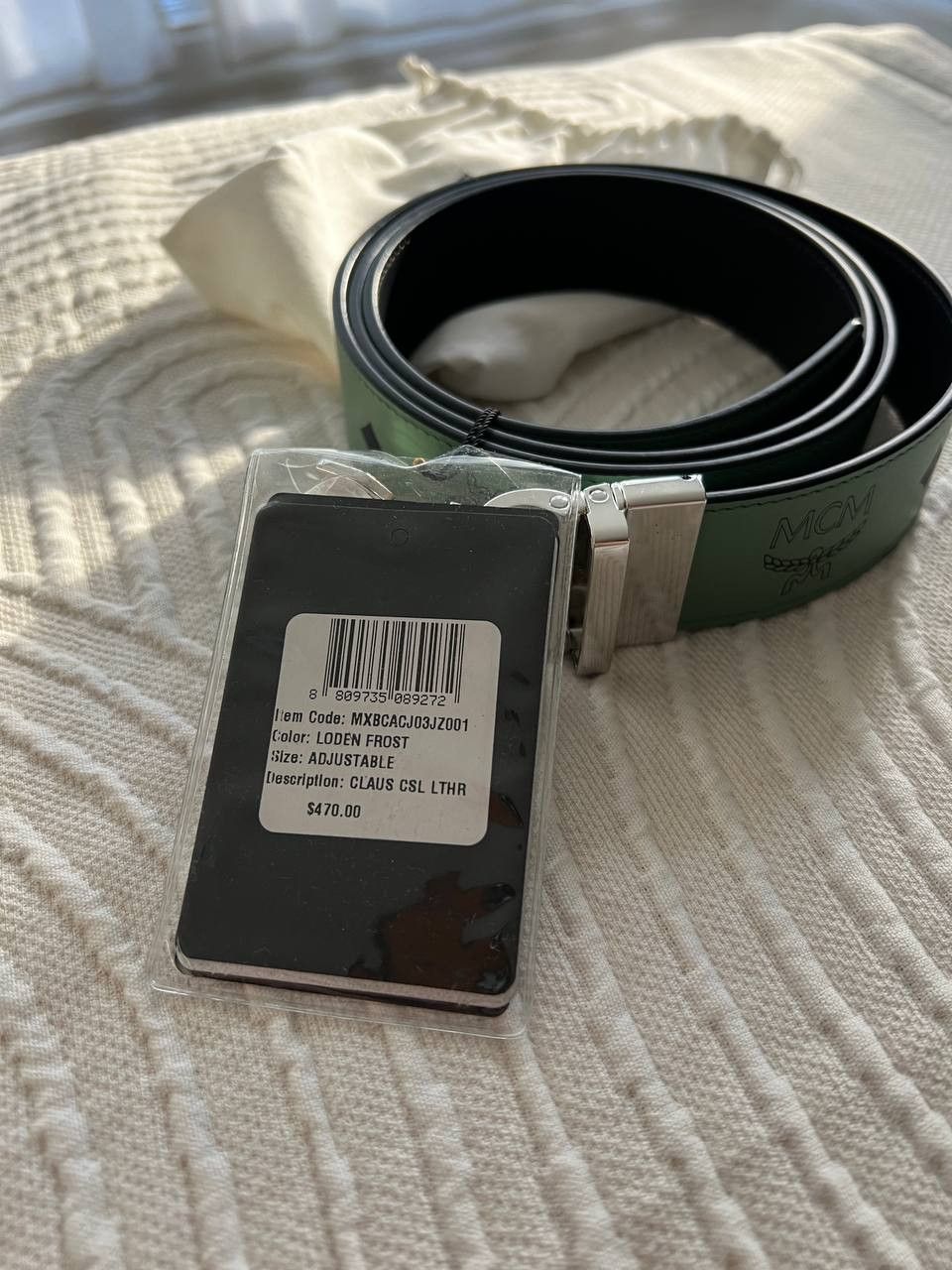 MCM MCM Green Belt Size ONE SIZE - 4 Thumbnail