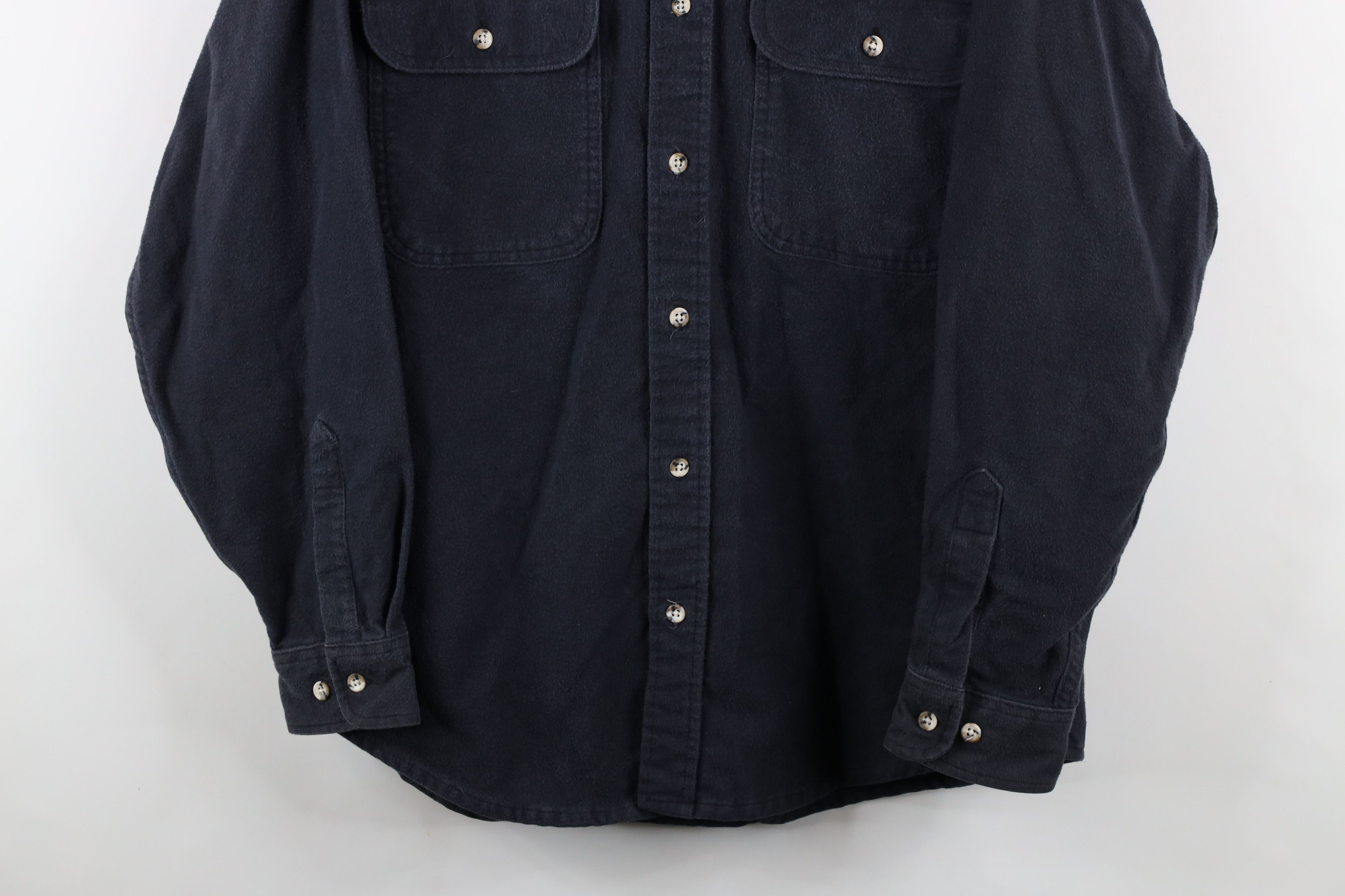 Vintage Vintage 70s Streetwear Heavyweight Chamois Button Shirt Size US XL / EU 56 / 4 - 3 Thumbnail