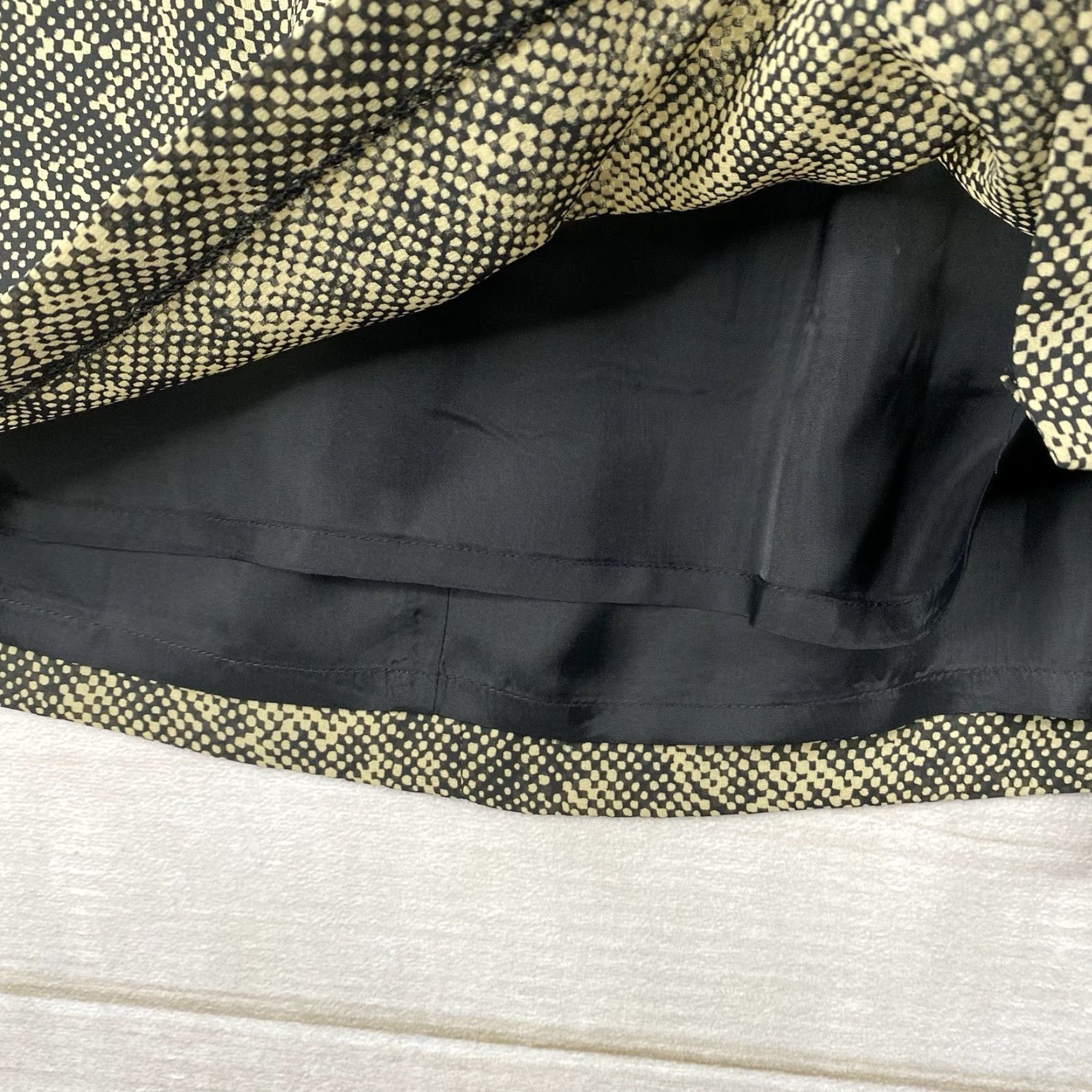 MAGGY LONDON Maggy London Skirt Women 18WP Brn/Blk Pencil Lined Career Retro Print 90s Vintage 90s Womens Skirt Size 40" / US 18 - 3 Thumbnail