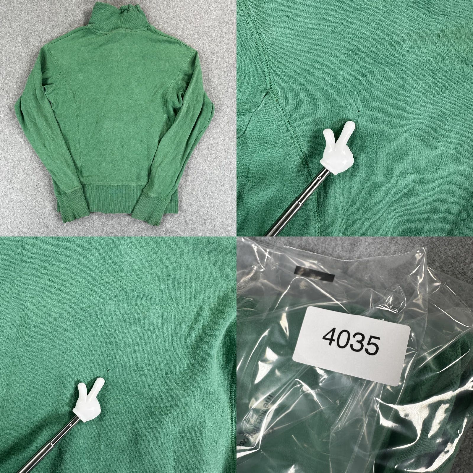 Nike Nike Sportswear Sweatshirt Womens XS Green Full Zip High Neck Size XS / US 0-2 / IT 36-38 - 8 Thumbnail