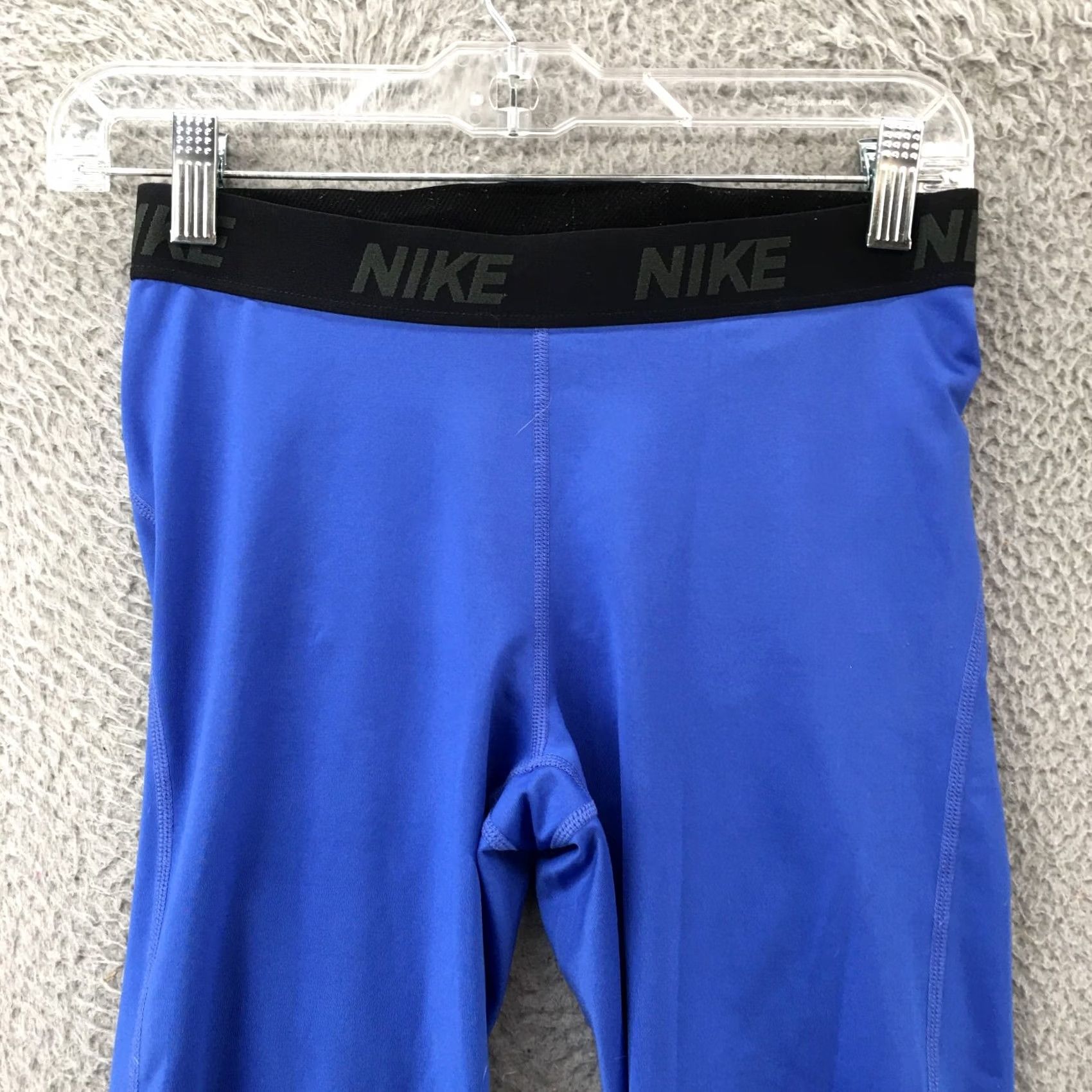 Nike Nike Capri Leggings Mens M Blue Elastic Waistband Low Rise Athletic Sports Size 32" / US 10 / IT 46 - 2 Thumbnail
