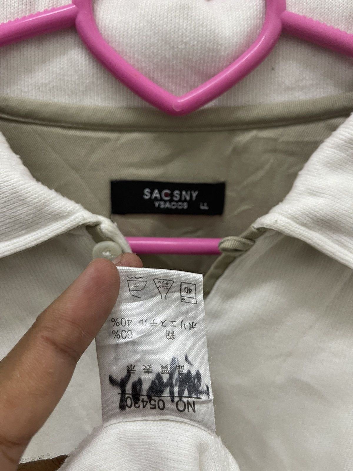 Yohji Yamamoto Rare Vintage SACSNY Y’SACCS By Yohji Yamamoto Size US L / EU 52-54 / 3 - 6 Thumbnail