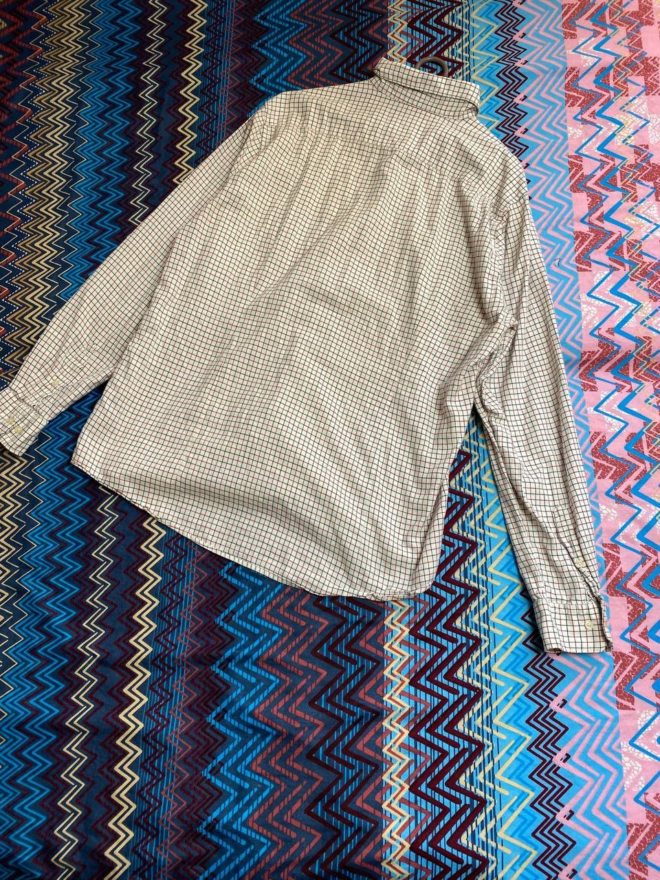 Barbour × Vintage Barbour Vintage Mens Tattersall Flannel Check Shirt Size US L / EU 52-54 / 3 - 6 Thumbnail