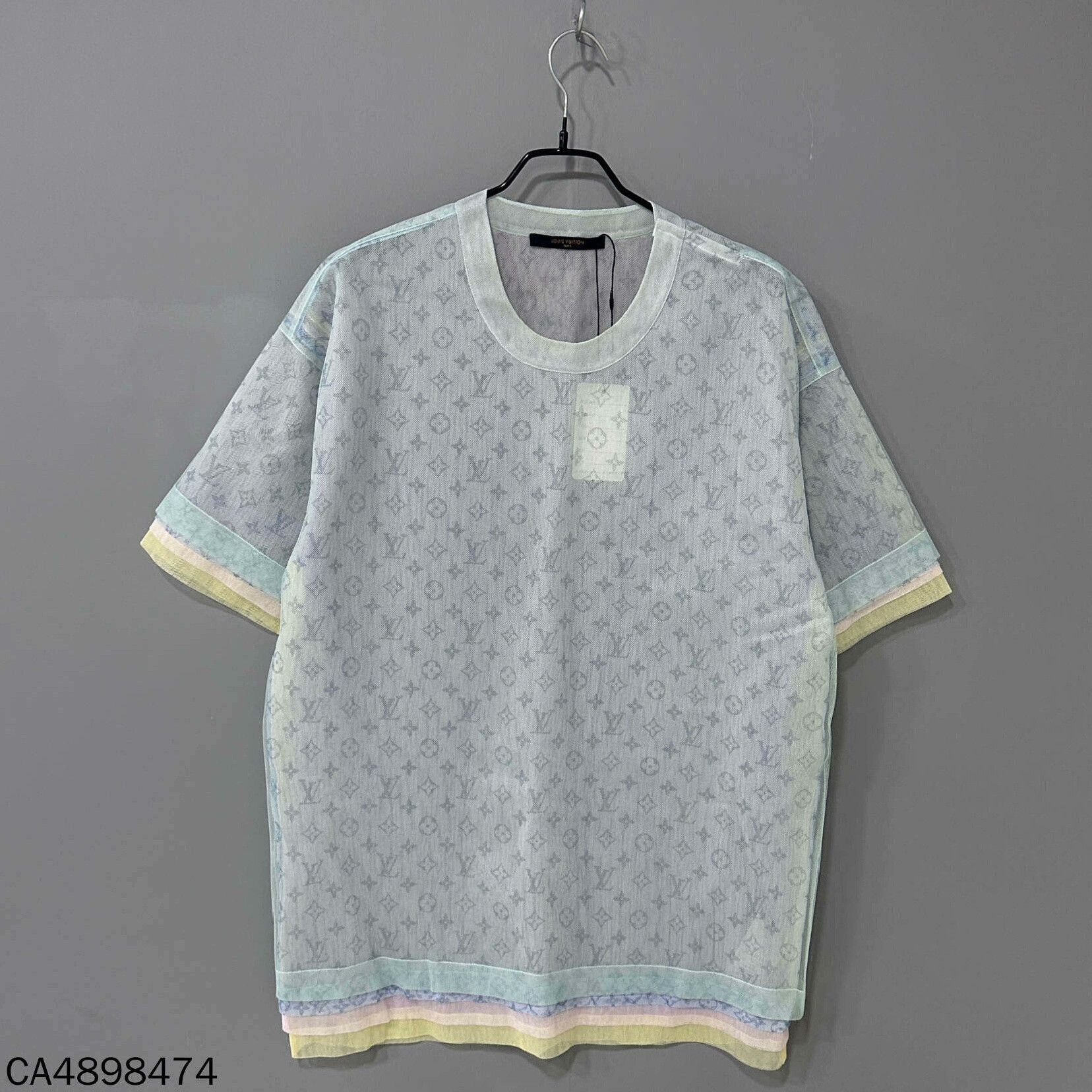 Louis Vuitton Louis Vuitton All-Over Print Mesh Short Sleeve Size US S / EU 44-46 / 1 - 1 Thumbnail