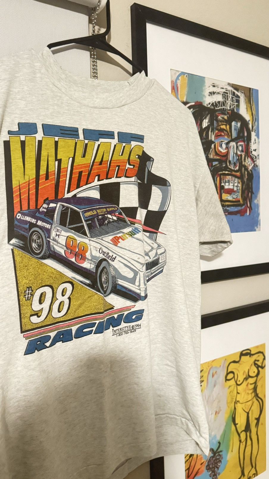Fruit Of The Loom Jeff Nathan’s #98 V Tee Shirt Size US XL / EU 56 / 4 - 4 Thumbnail