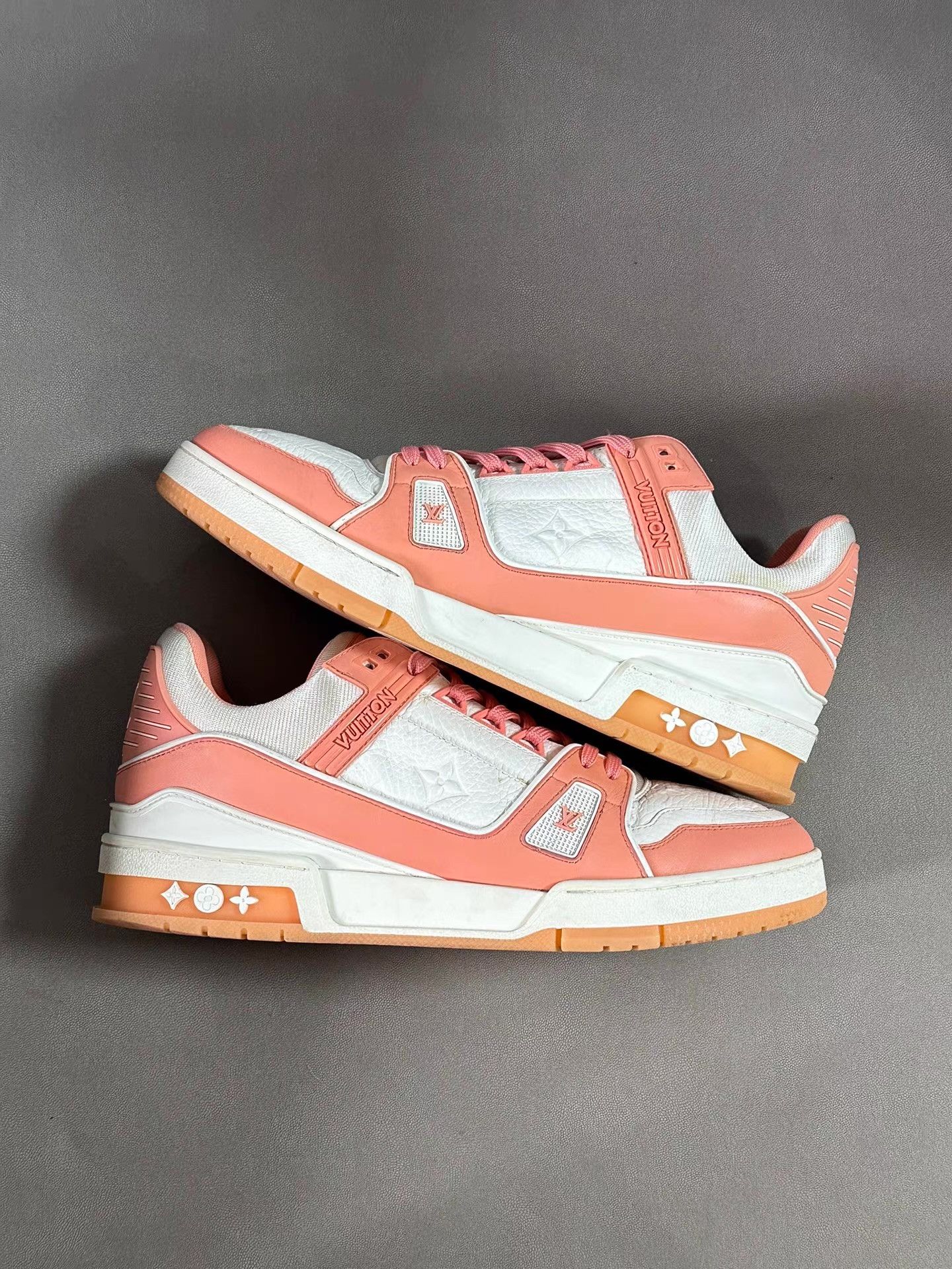 Louis Vuitton Louis Vuitton Trainer Peach Ｑ20 Size US 8 / EU 41 - 6 Thumbnail