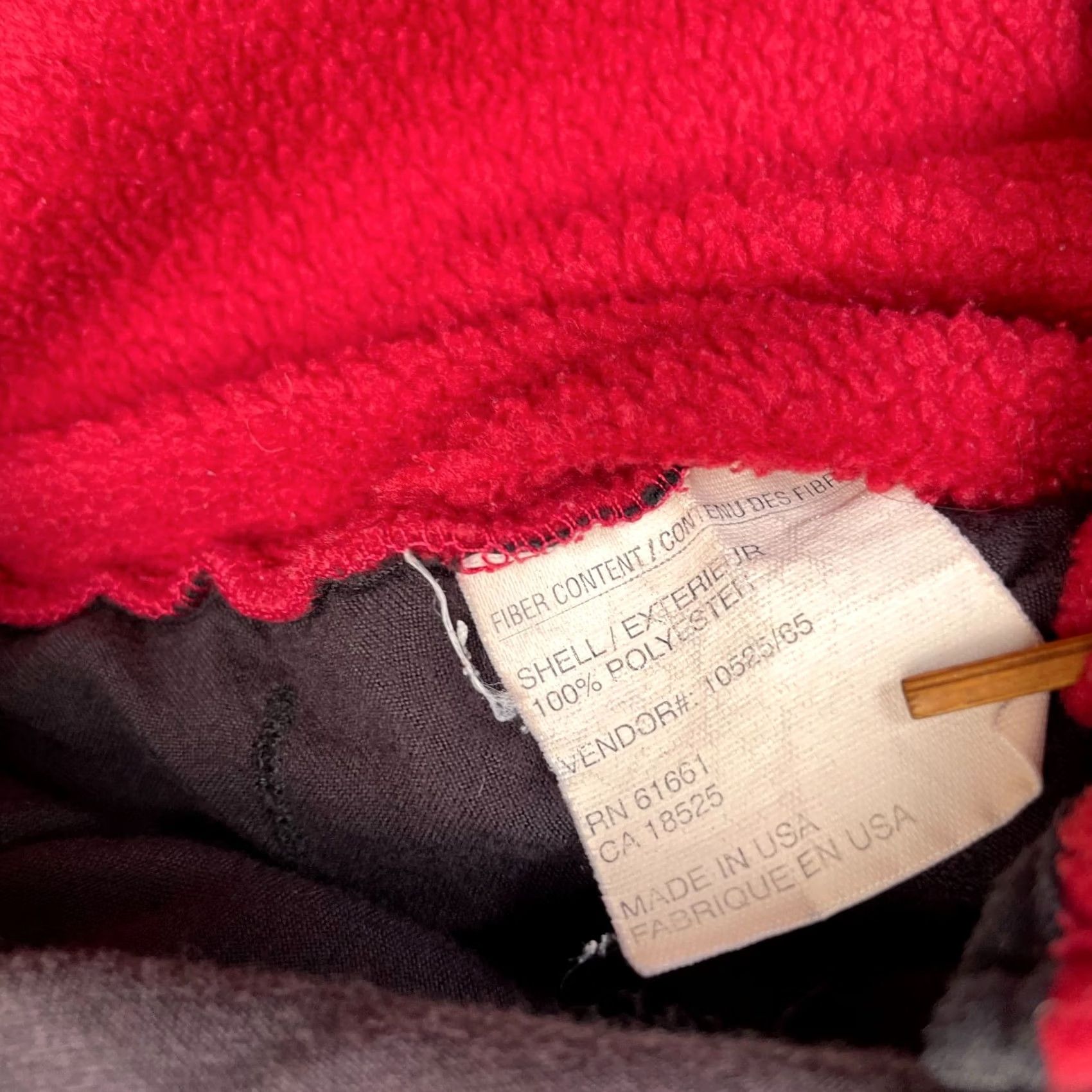The North Face VINTAGE The North Face Vest Mens L Red Fleece Full Zip USA Gorp Hiking 90s Outdoor Theme Size US L / EU 52-54 / 3 - 4 Thumbnail