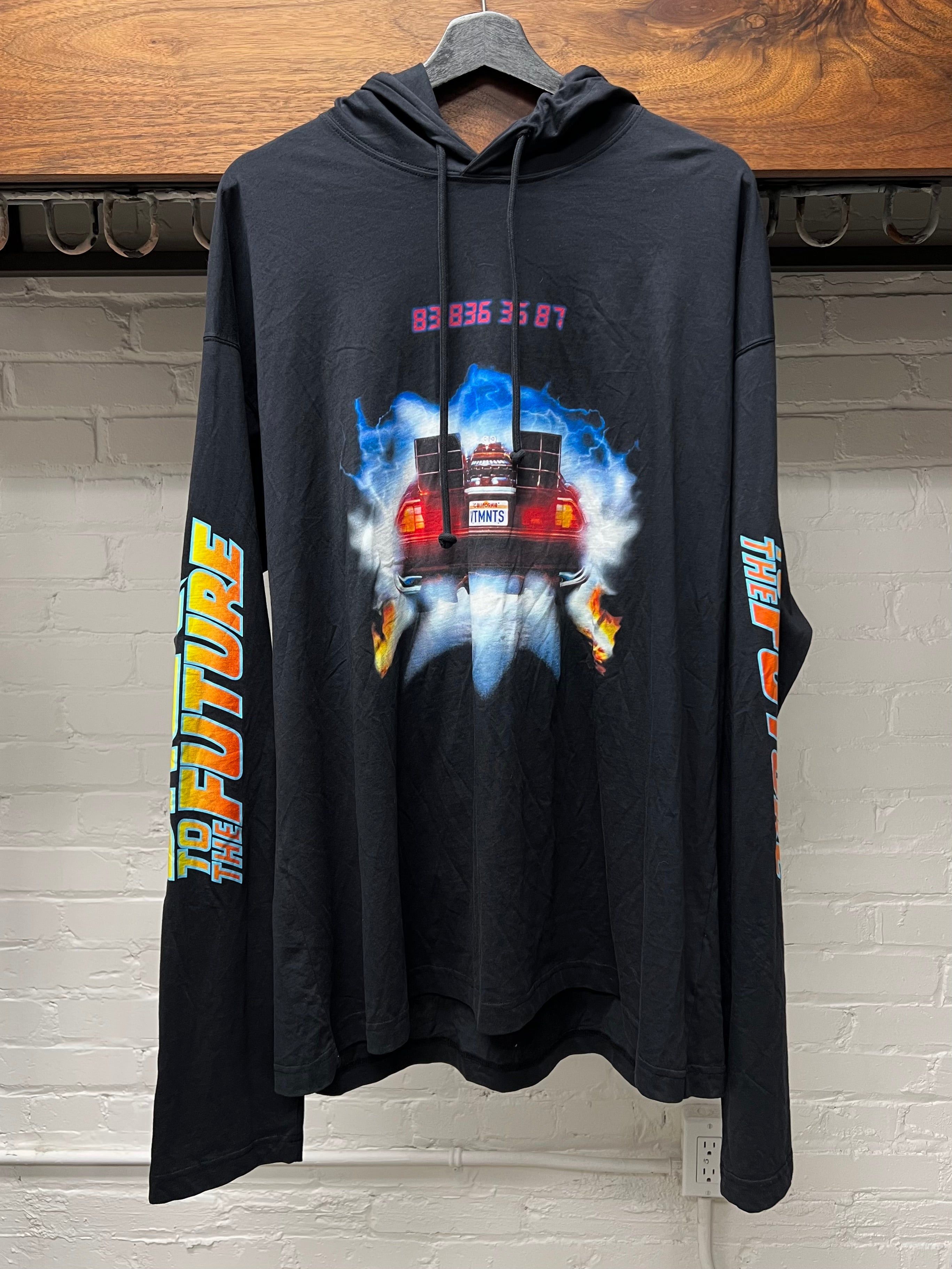 VTMNTS カレッジロゴ オーバーサイズ フーディー XL VETEMENTS Vetements fall winter 2018 hoodie | Grailed