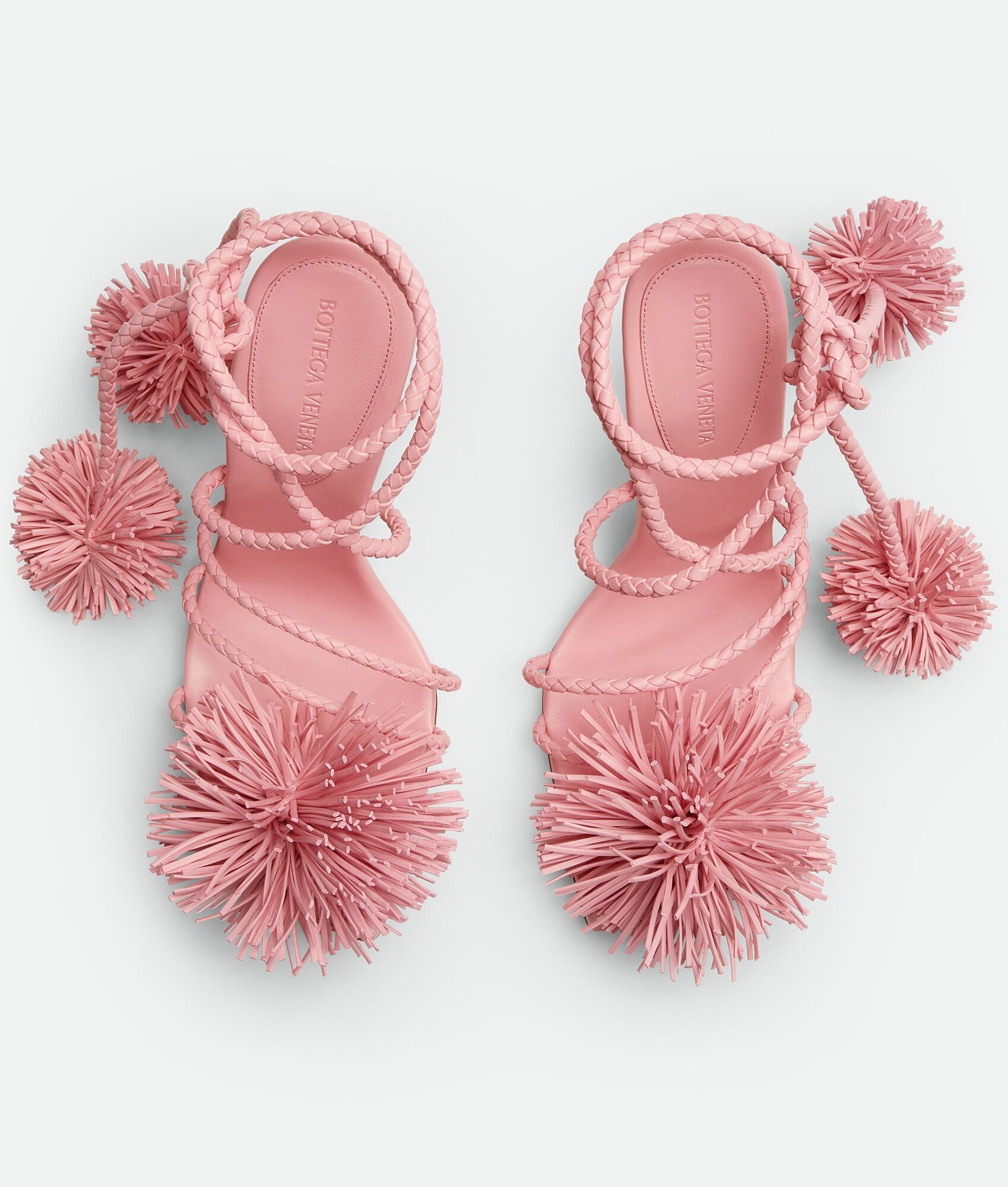 Bottega Veneta o1bcso1str0725 Adam Sandals in Pink Size US 8 / IT 38 - 4 Thumbnail