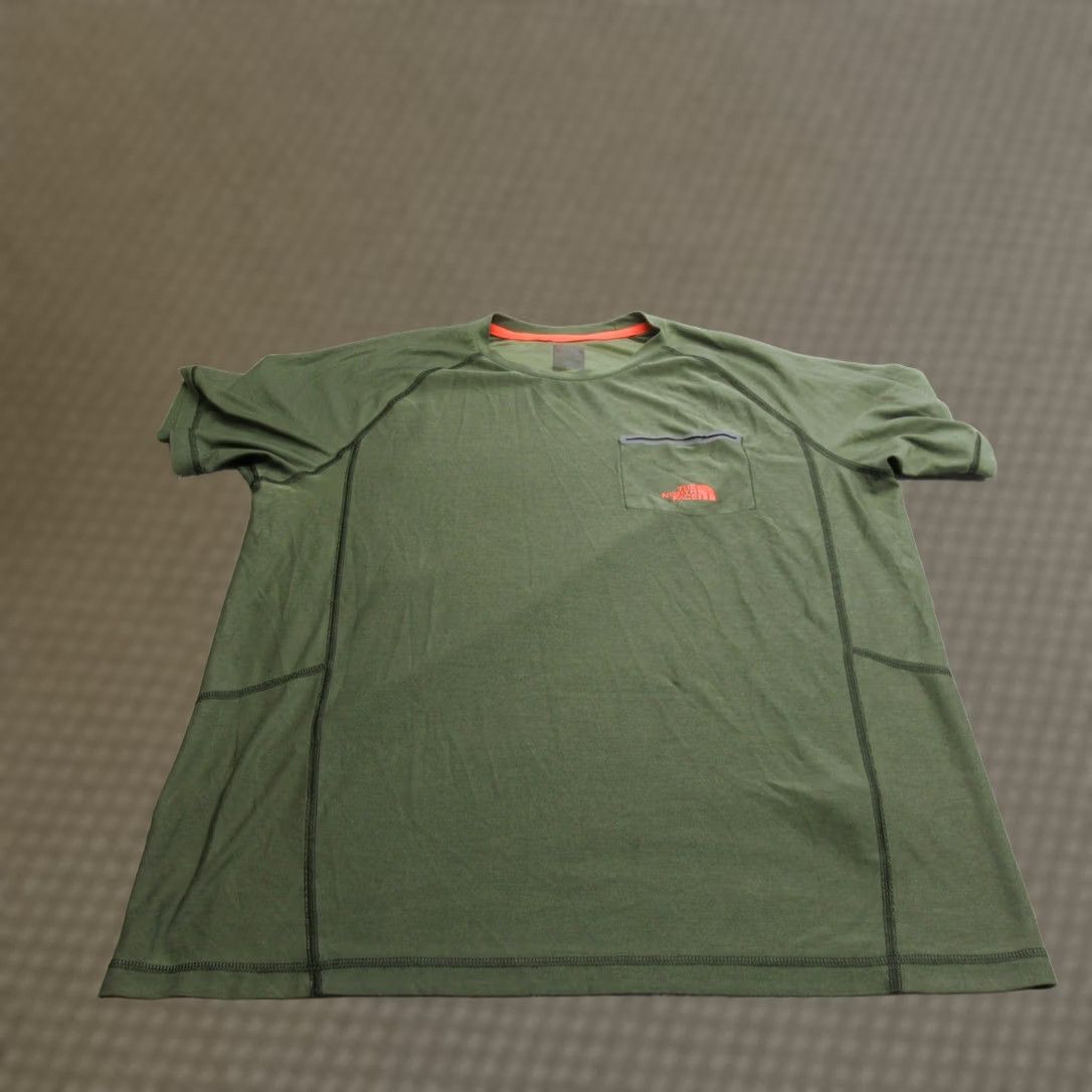 The North Face The North Face Shirt Mens Medium Green Pocket Wicking Hiking Run Outdoor Size US M / EU 48-50 / 2 - 1 Thumbnail