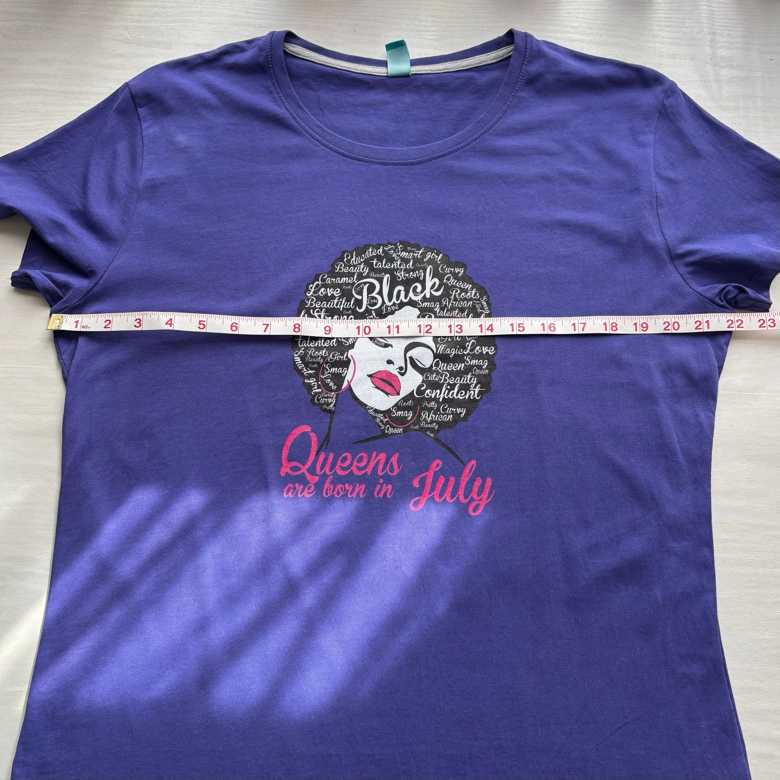 Other Spreadshirt Purple Queens Are Born in July Graphic Tee XXL Size XXL / US 16-18 / IT 52-54 - 5 Thumbnail