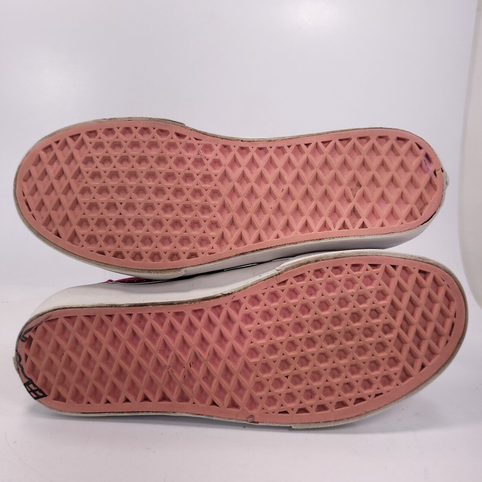 Vans Vans Off the Wall Shoe Women Size 7 Mens 5.5 TC6D Pink White Size US 7 / IT 37 - 7 Thumbnail