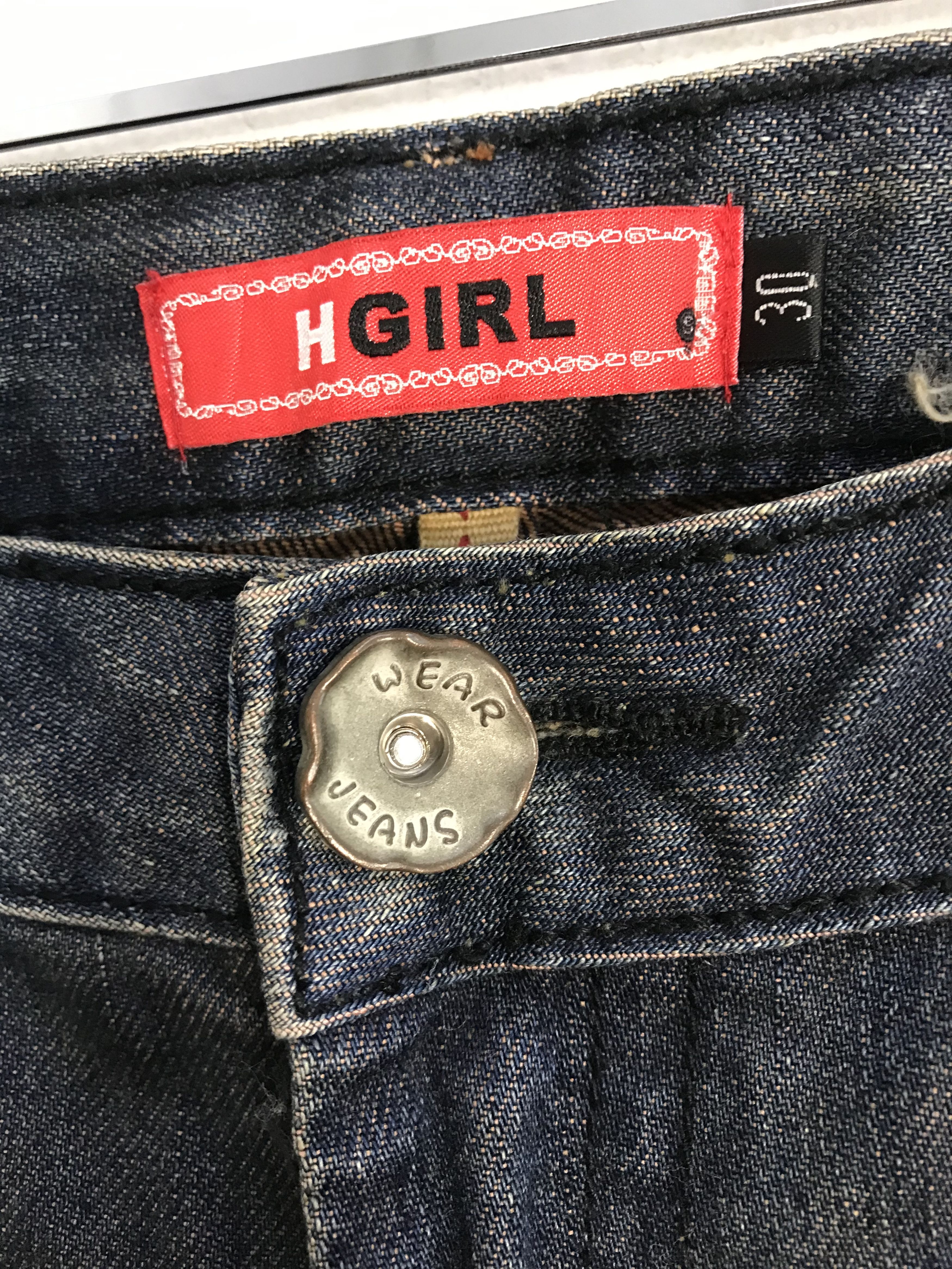 Other H Girl Straight Cut Indigo Denim Jeans Size US 32 / EU 48 - 6 Thumbnail