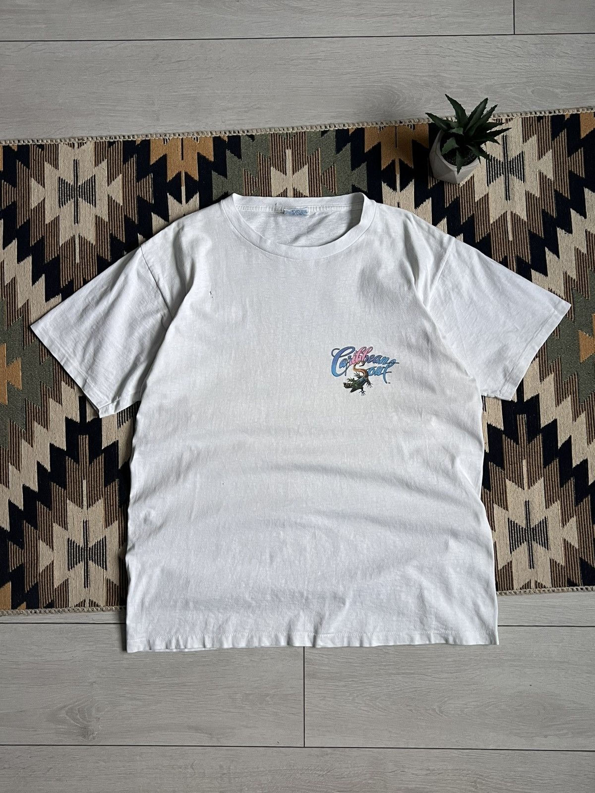 Caribbean × Vintage Vintage 1991 Caribbean Soul Marling Fishing T-shirt Size US XL / EU 56 / 4 - 1 Thumbnail