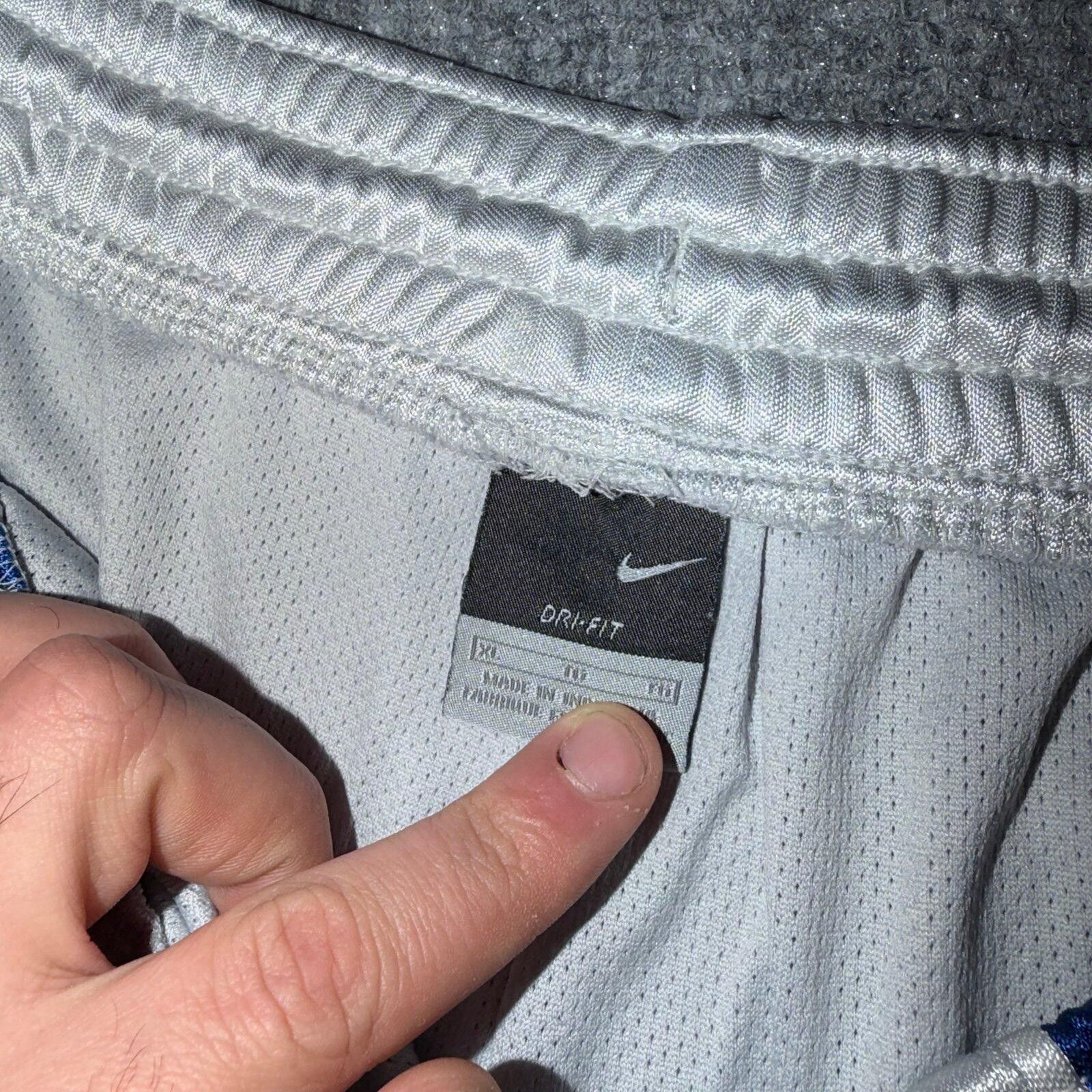 Nike Nike Hoop Tech Silver/Blue Dazzle Baggy Hoop Shorts Mens XL Size US 36 / EU 52 - 3 Thumbnail