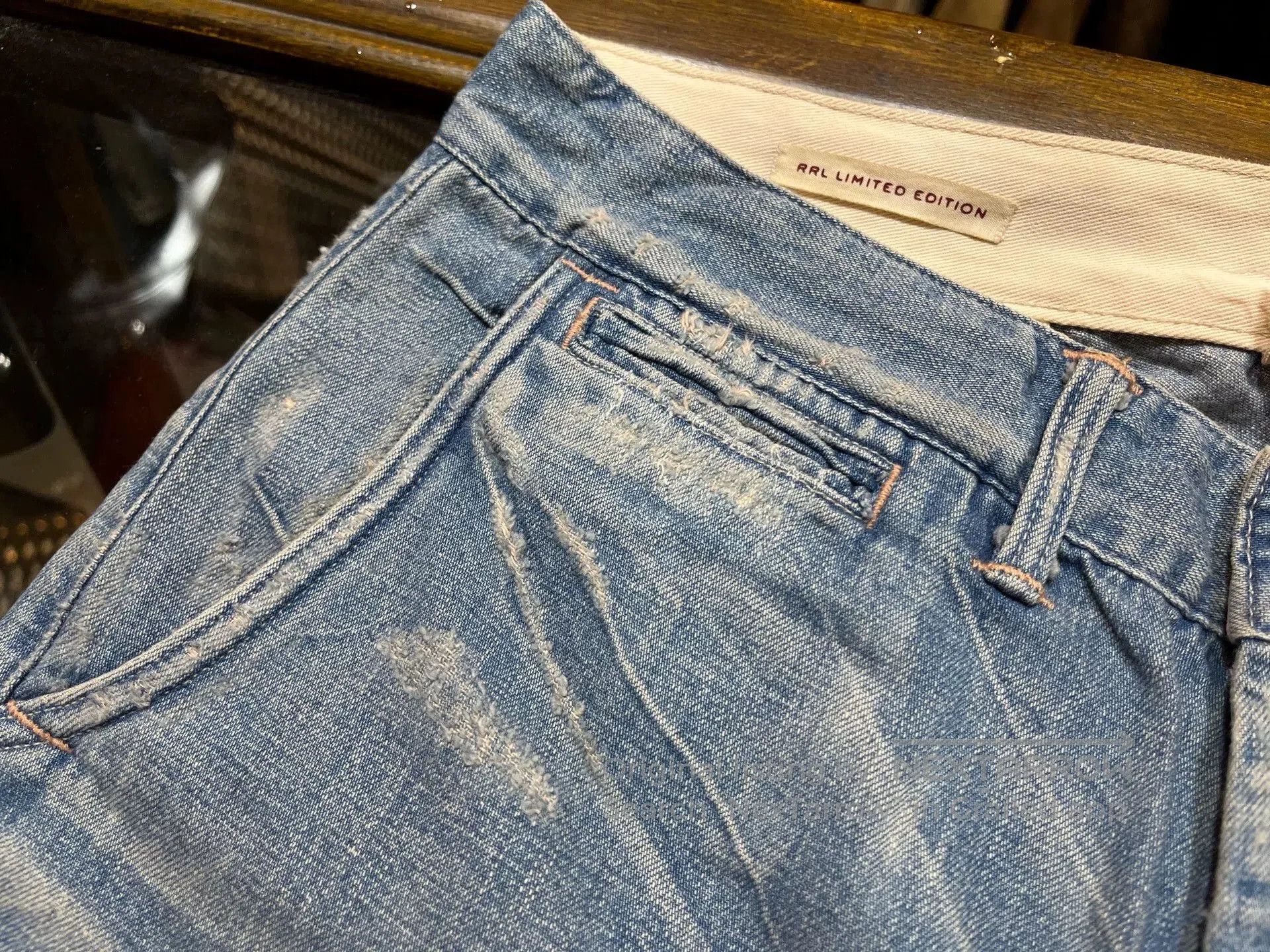 RRL Ralph Lauren limited edition patchwork denim pants. Size US 30 / EU 46 - 4 Thumbnail