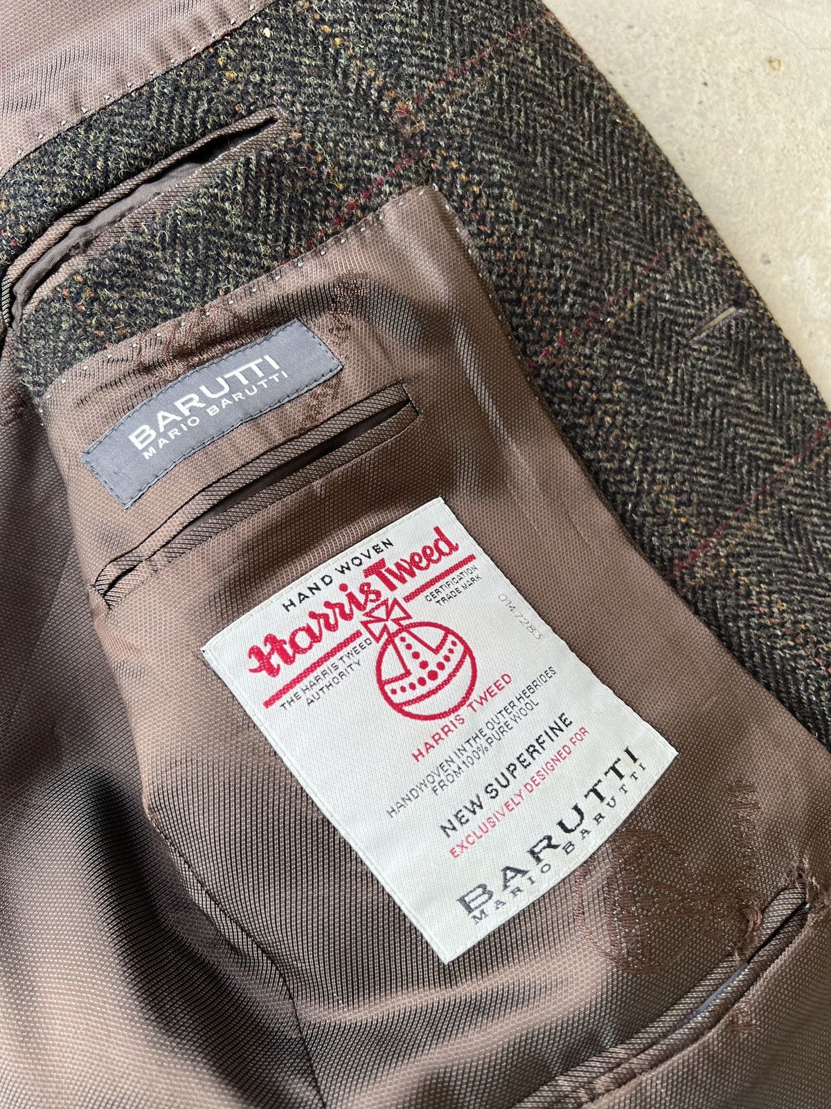 Harris Tweed Vintage Harris Tweed Mario Barutti wool blazer Size US M / EU 48-50 / 2 - 8 Thumbnail