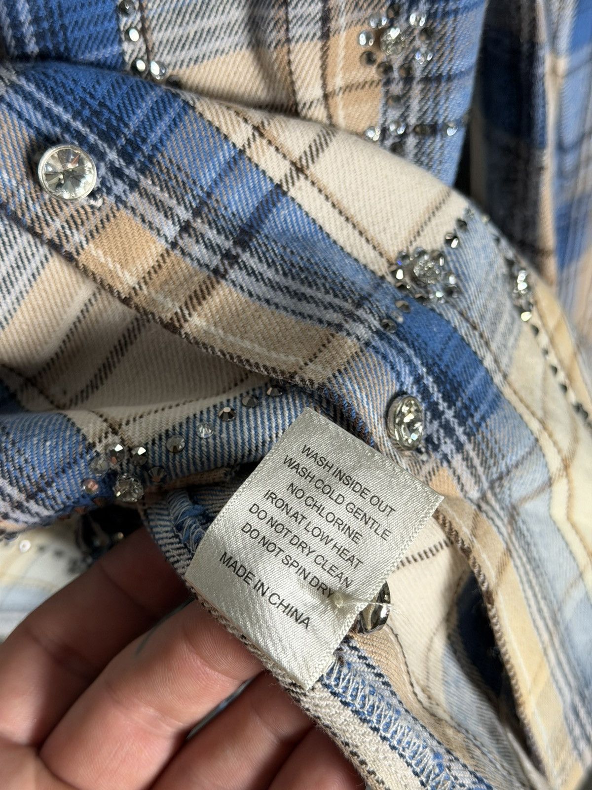 Vale Vale Forever Skyfall Flannel 'Cream/Blue’ Size US M / EU 48-50 / 2 - 5 Thumbnail