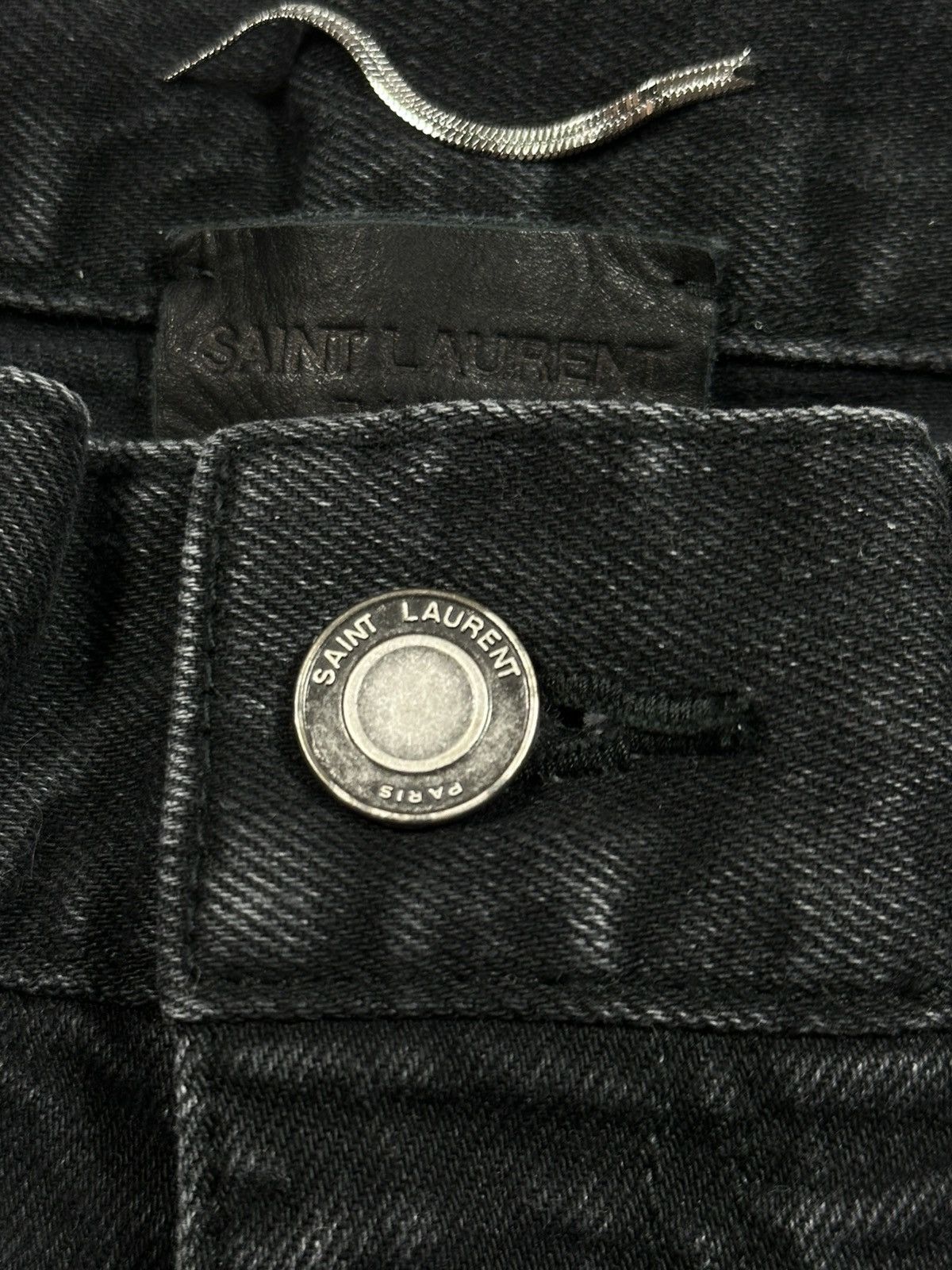 Saint Laurent Paris 2019 Saint Laurent D02 M/SK-LW Distressed Skinny Jeans Size US 31 - 8 Thumbnail