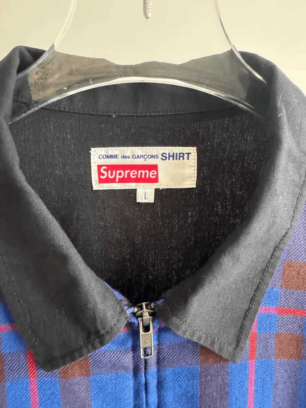 Comme des Garcons SHIRT × Supreme Supreme x Comme Des Garcons Shirt Plaid Joint Jacket Size US L / EU 52-54 / 3 - 3 Thumbnail