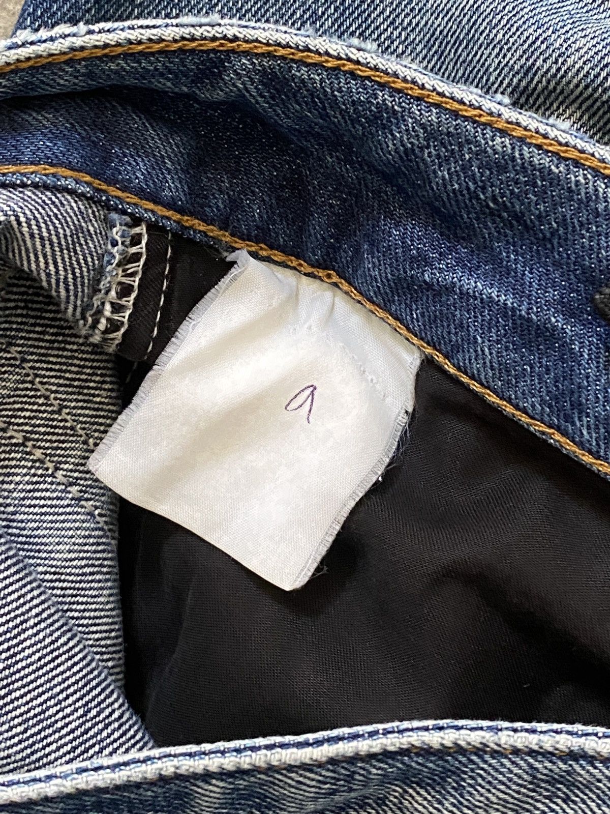 Yves Saint Laurent AW2004 Tom Ford Era YSL Washed Flared Denim Size US 28 / EU 44 - 17 Thumbnail