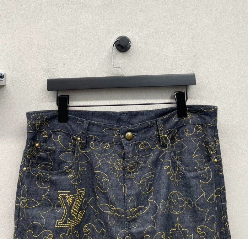 Louis Vuitton Louis Vuitton Timberland Signature Embroidered Jeans Size US 32 / EU 48 - 4 Thumbnail