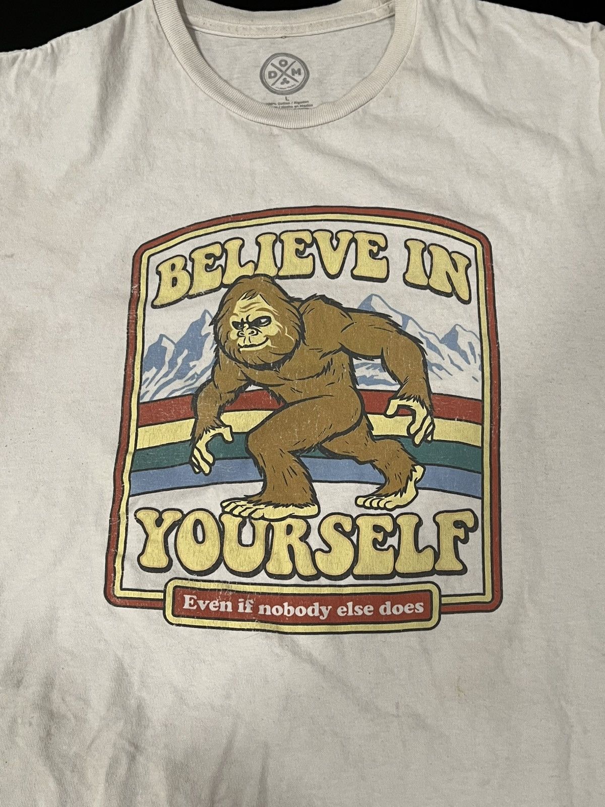 Vintage Vintage Bigfoot White T-shirt Size US L / EU 52-54 / 3 - 4 Thumbnail