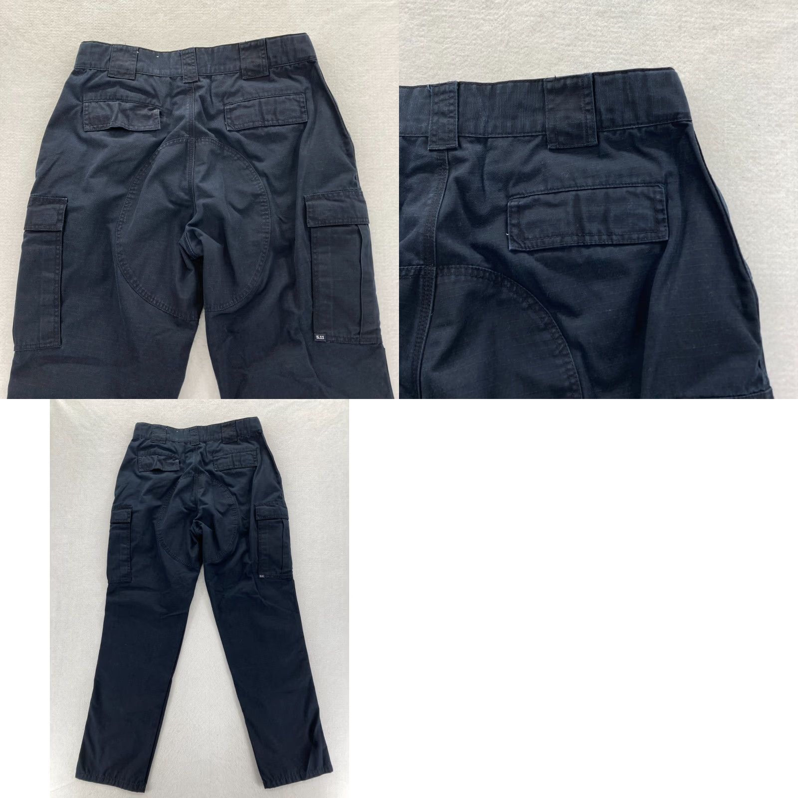 Vintage 5.11 Tactical TDU Ripstop Pants Mens Large Dark Navy Blue Double Knee Cargo Size US 33 - 9 Thumbnail